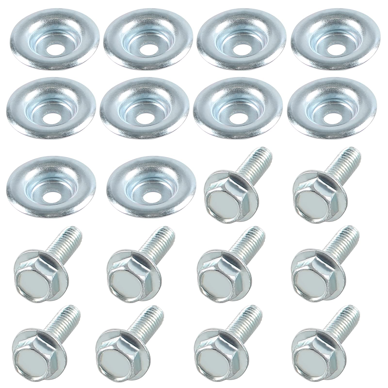 Gstp 20 Piece Set Utv Skid Plate Washer And Bolt Kit Compatible With Polaris Rzr 570 800 900 Xp 1000 Turbo Ranger General Rs1 (1