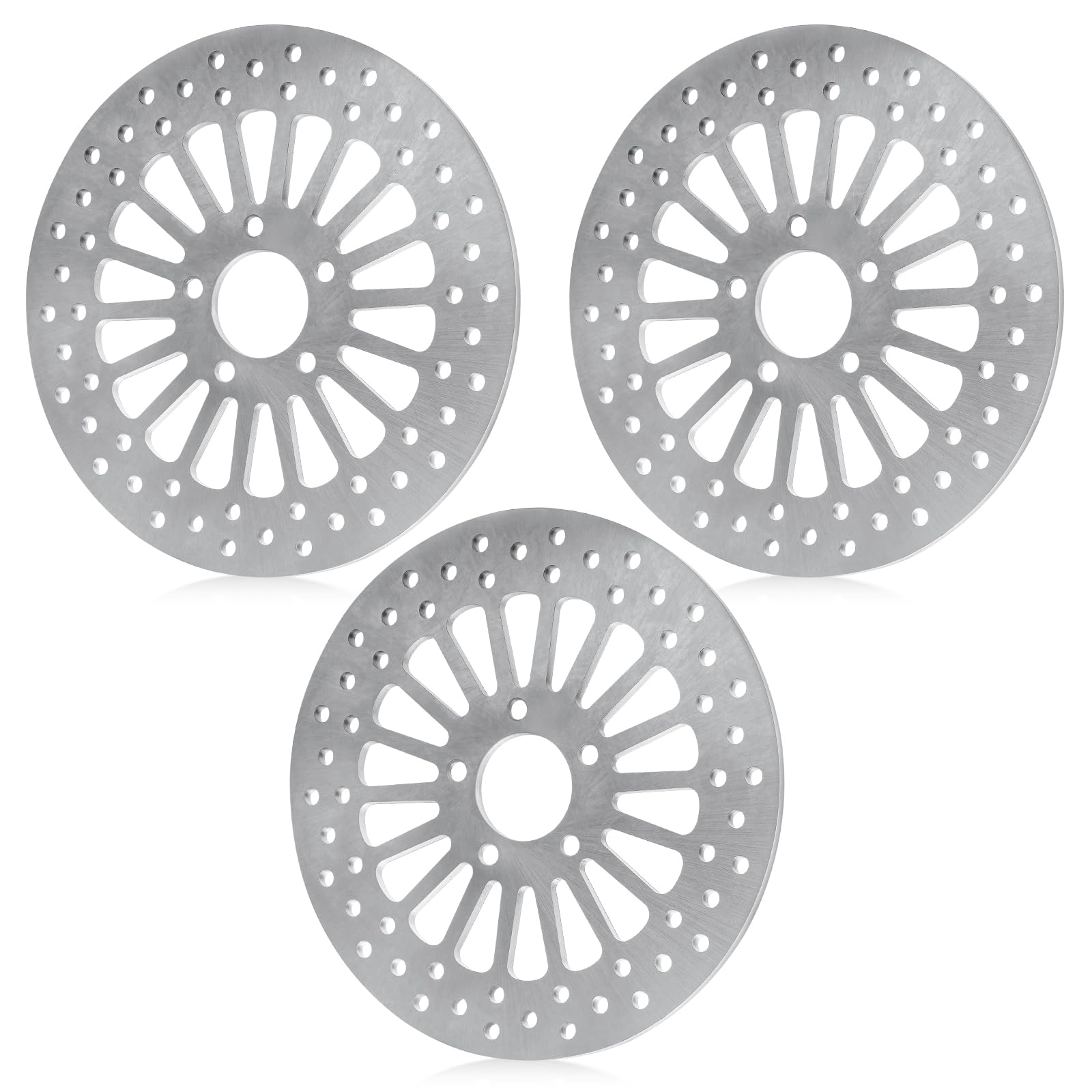 Front and Rear Brake Rotors for Harley Electra Glide for Road King for Road Glide for Street Glide, for FLHR,FLHRI/FLHT/FLHTI/FL