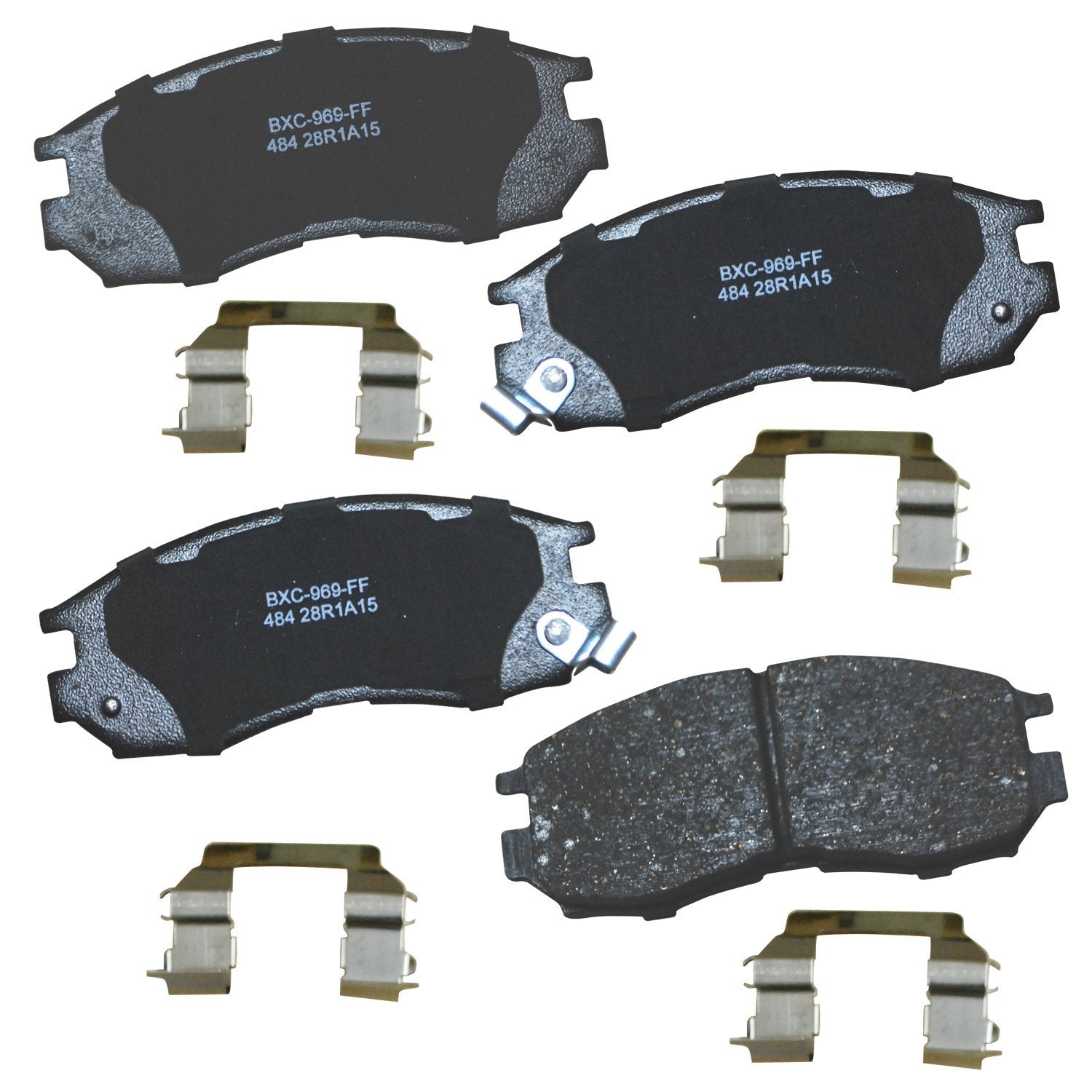 Bendix Premium Sbc484 Ceramic Front Brake Pads For Select Models Chrysler Cirrus,Sebring,Dodge Avenger,Colt,Stratus,Eagle Gtx,Su