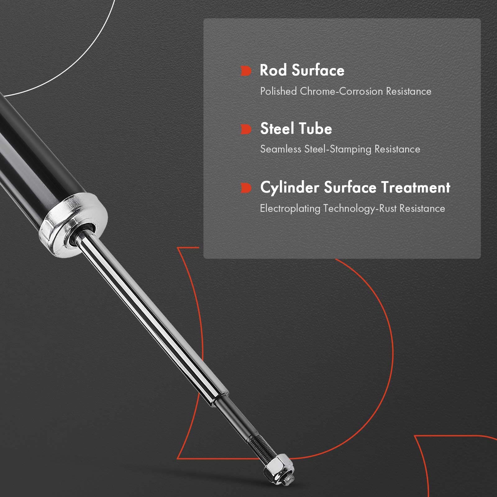 A-Premium Rear Pair (2) Strut Shock Absorber Compatible With Bmw 128I 135I 2008-2013 325I 2006 328I 335I 2007-2013 330I 335D 335Is