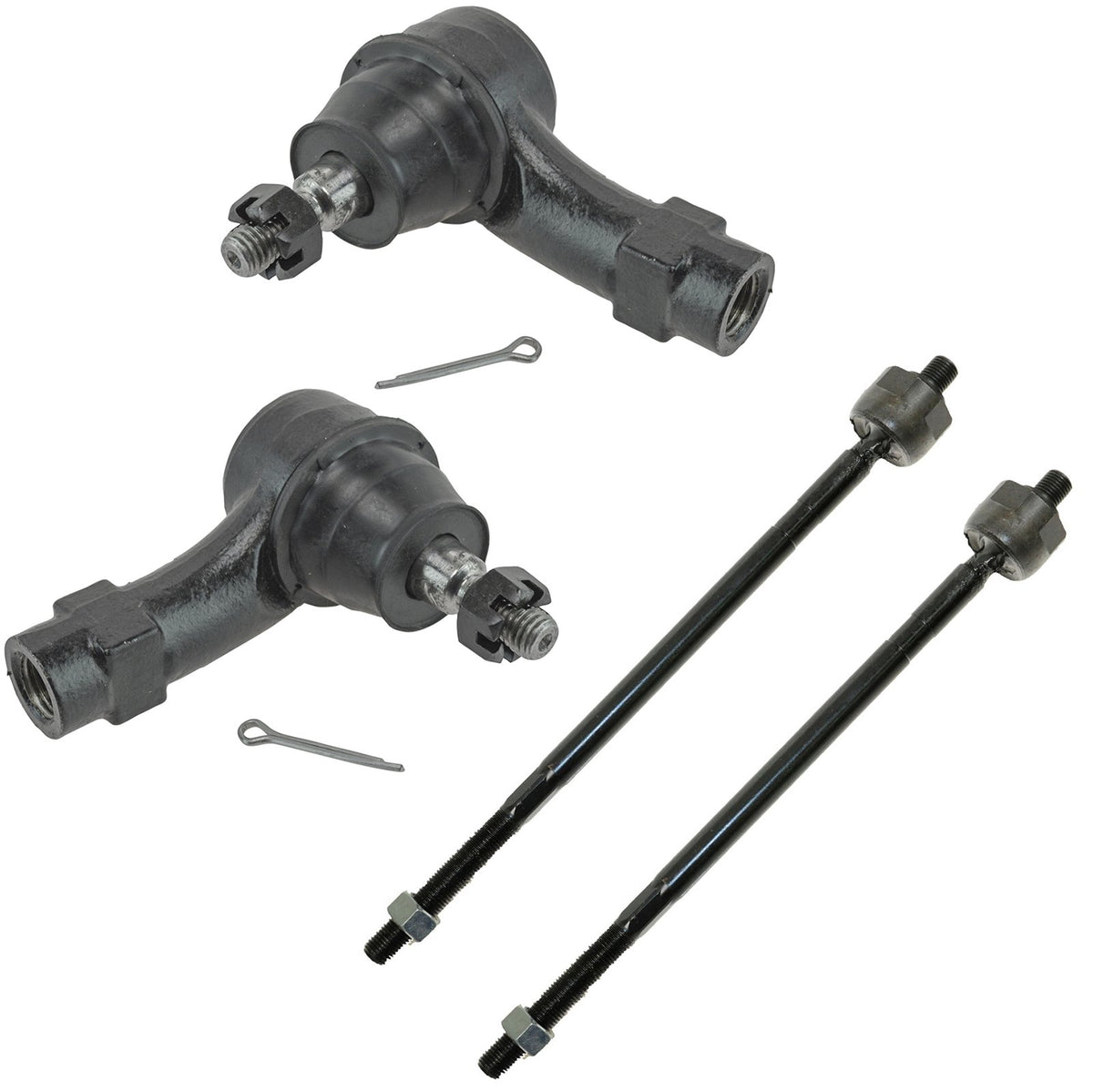 Trq Front Tie Rod Set Compatible With 2008 Ford Focus