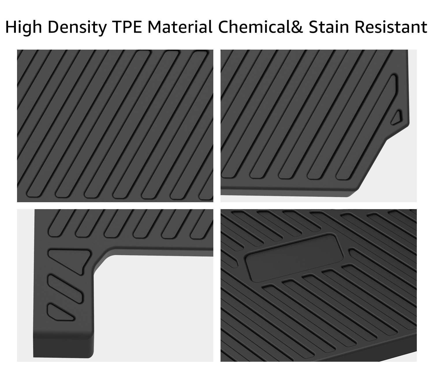 A & Utv Pro Front Floor Mats For 2018-2024 Polaris Ranger 1000 Xp Crew Accessories 2025 2 Door Foot Mats Floor Liners Replace # 2882780