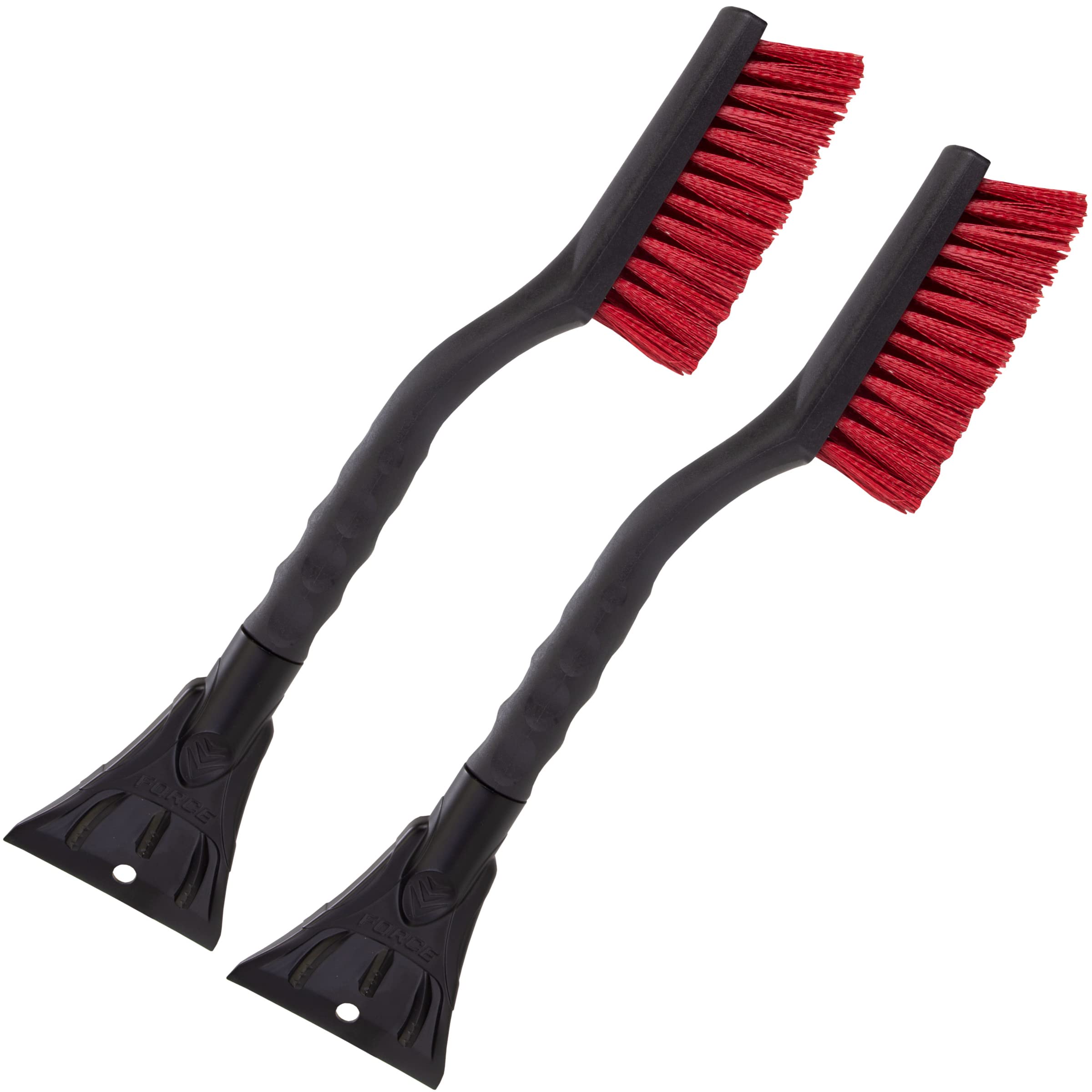 Mallory Force 17    2-518 Snowbrush With Ice Scraper For Cars, 2 Pack