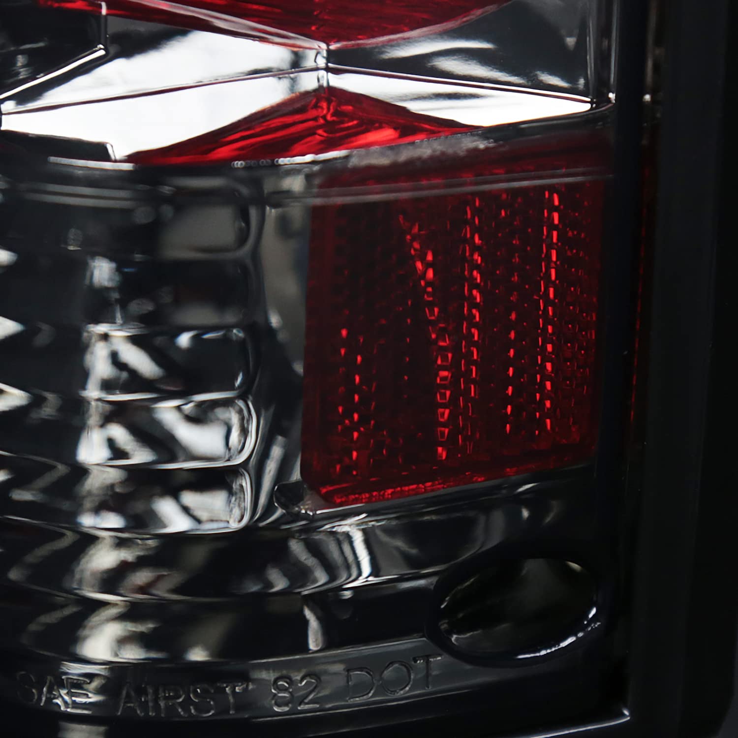 Spec-D Tuning Tail Lights Smoke Lens Compatible with 1982-1993 Chevy S10, 1983-1994 Chevy S10 Blazer, 1983-1990 GMC S15, 1991-1993 GMC Sonoma Left + Right Pair Assembly