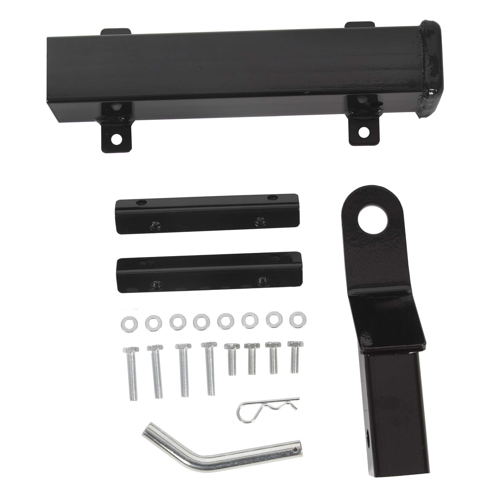 ECOTRIC Universal Golf Cart Trailer Hitch w/2'' Receiver for Step on Back Compatible with Club Car EZGO Yamaha Trailer Hitch, Go