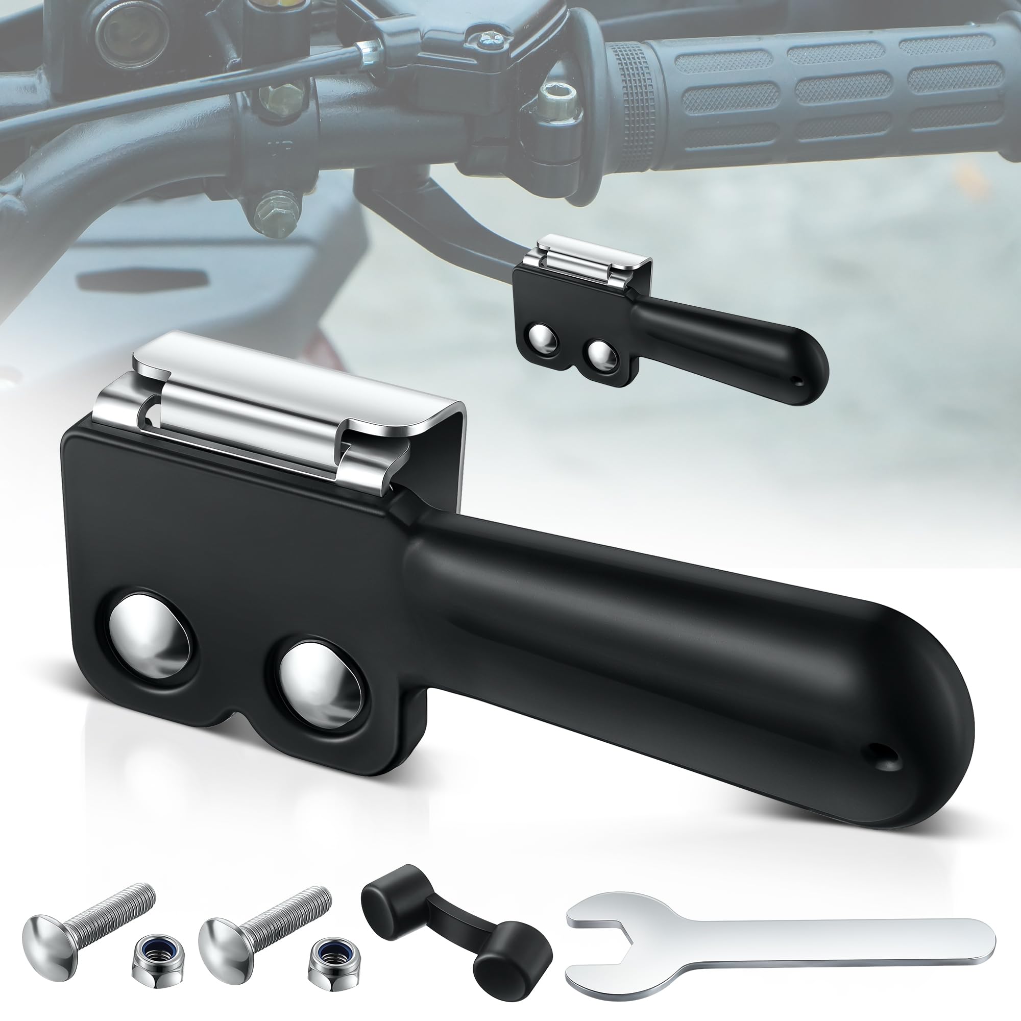 Saillong ATV Throttle Extender, Thumb Throttle Master for ATV, 2 Piece Clamp for Easy Installation, Provides Reliable and Comfor