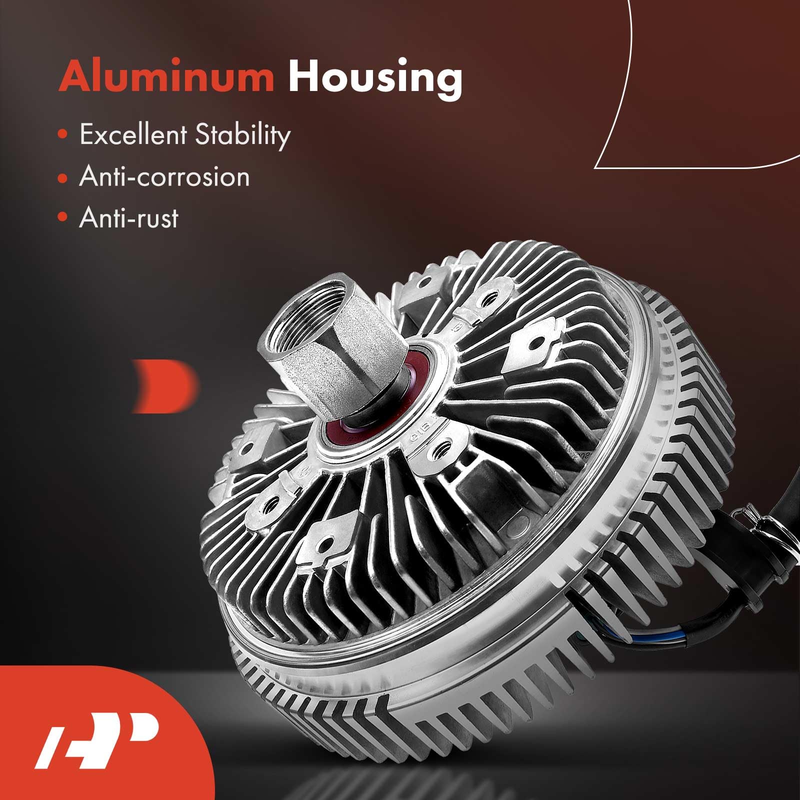 A-Premium Electronic Radiator Cooling Fan Clutch Compatible with Chevy, GMC, Buick, Saab & Oldsmobile - Trailblazer 02-09, SSR, Envoy, Rainier, Bravada, 9-7x - 4.2L 5.3L 6.0L - Replace# 25790869