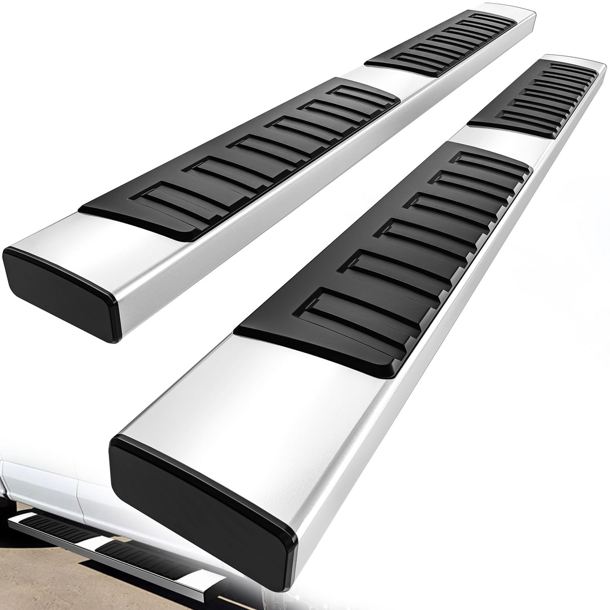 Yitamotor 6 Inches Running Boards Compatible With 2009-2018 Dodge Ram 1500 Quad Cab, 2019-2024 Ram 1500 Classic Side Step Nerf B