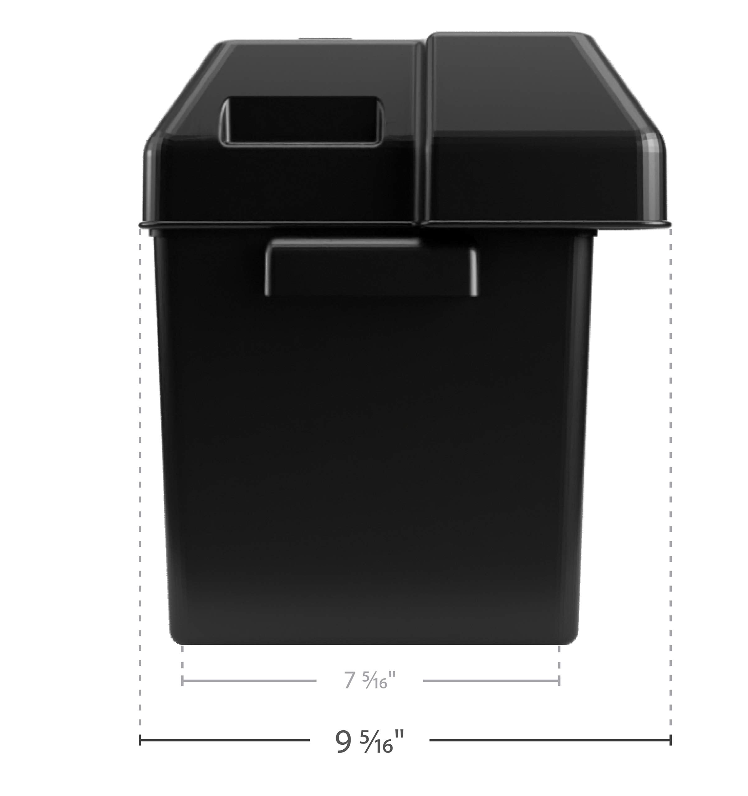 Camco Large Battery Box With Straps And Hardware - Group 27, 30, 31 |Safely Stores Rv, Automotive, And Marine Batteries | Measur