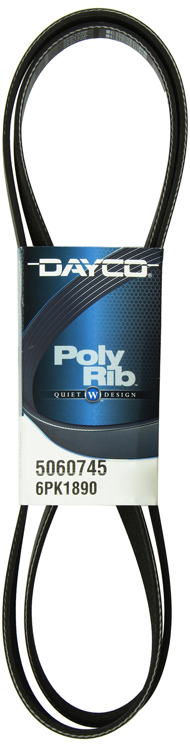 Dayco 5060745 Serpentine Belt , Black