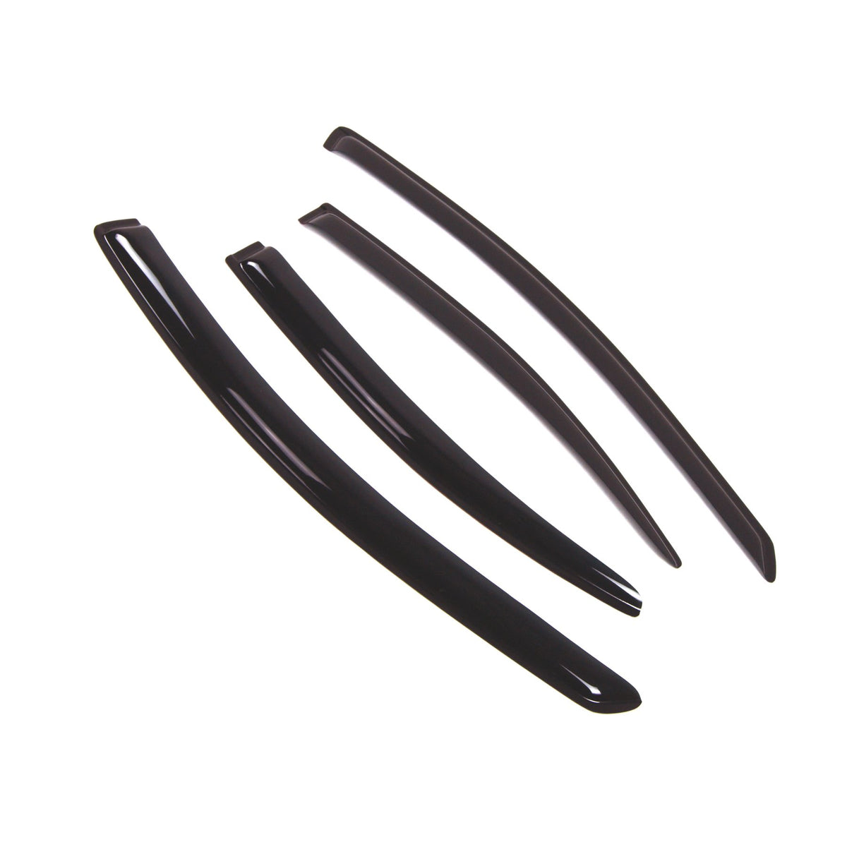 Tuningpros Outside Mount Window Vent Visors Rain Guards Compatible With Pontiac G6 2005-2010 | Side Window Wind Deflectors Rain