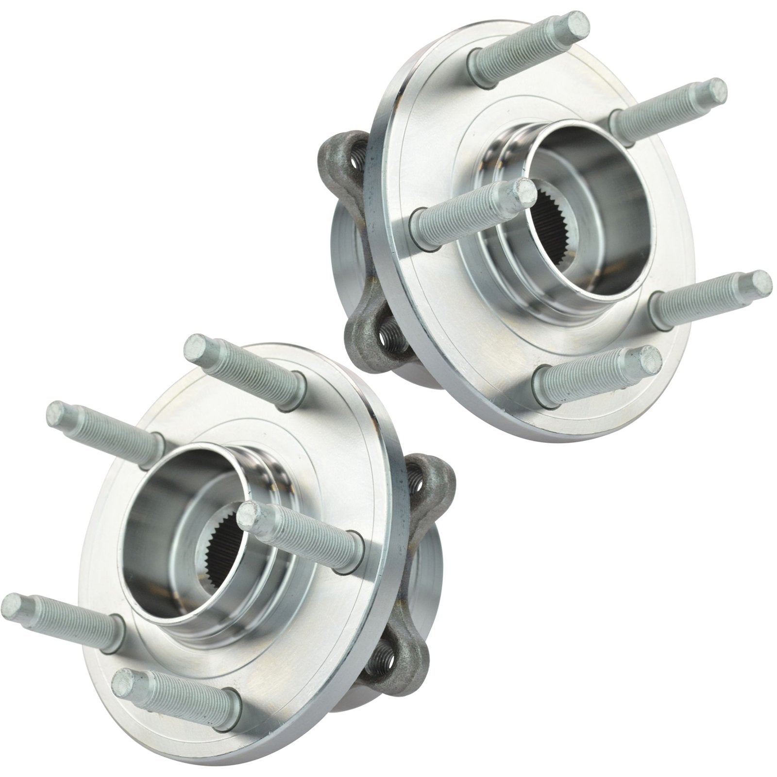 Trq Rear Wheel Hub & Bearing Left & Right Pair Set For Ford Taurus Flex Mks Mkt