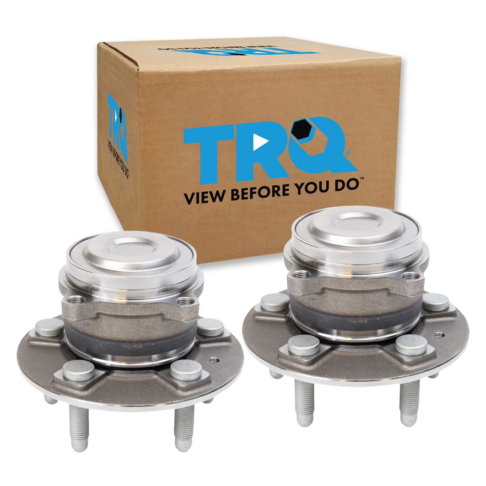 Trq Front Wheel Hub Bearings Assembly Set Compatible With 2012-2016 Tesla S