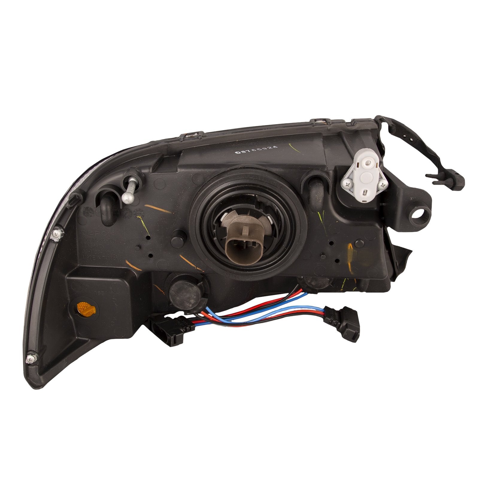 Headlightsdepot Black Housing Halogen Headlights Compatible With Dodge Dakota Durango Includes Left Driver And Right Passenger Side Headlamps