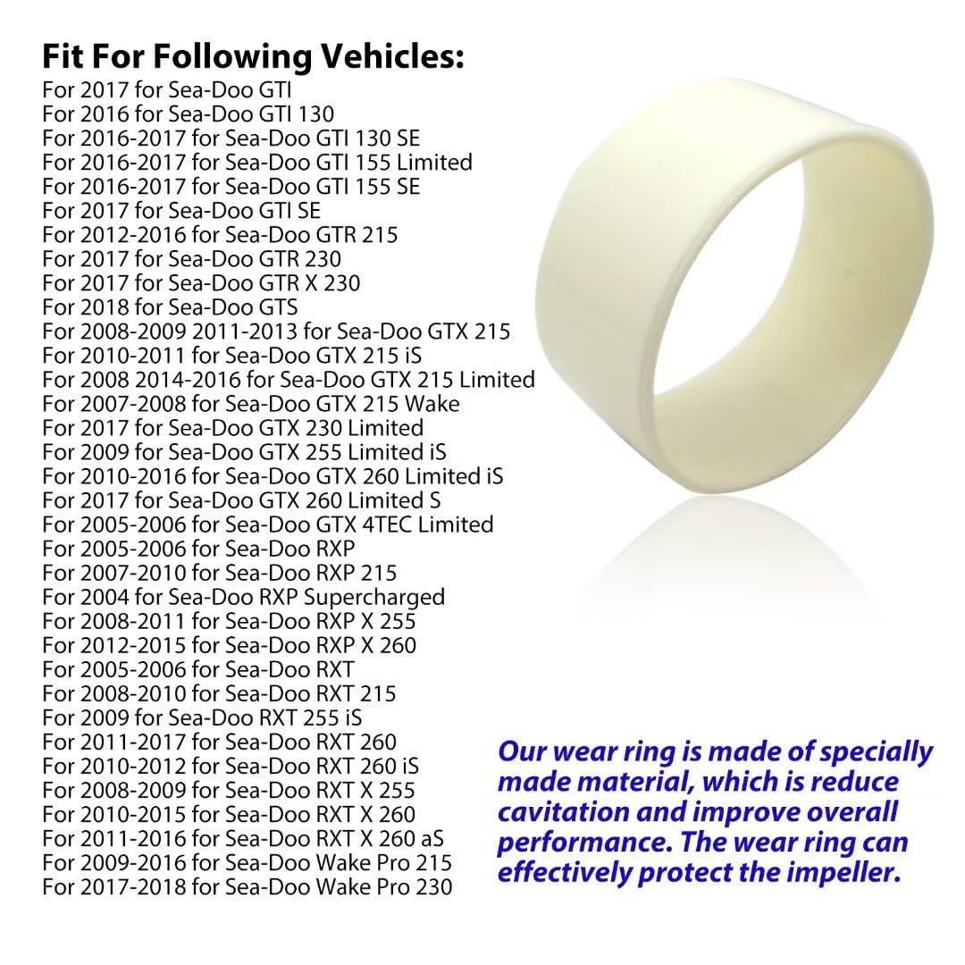 Gxcdizx Wear Ring 159Mm For 2004-2018 Sea-Doo 215 255 260 Gtx Rxp Rxt 267000105