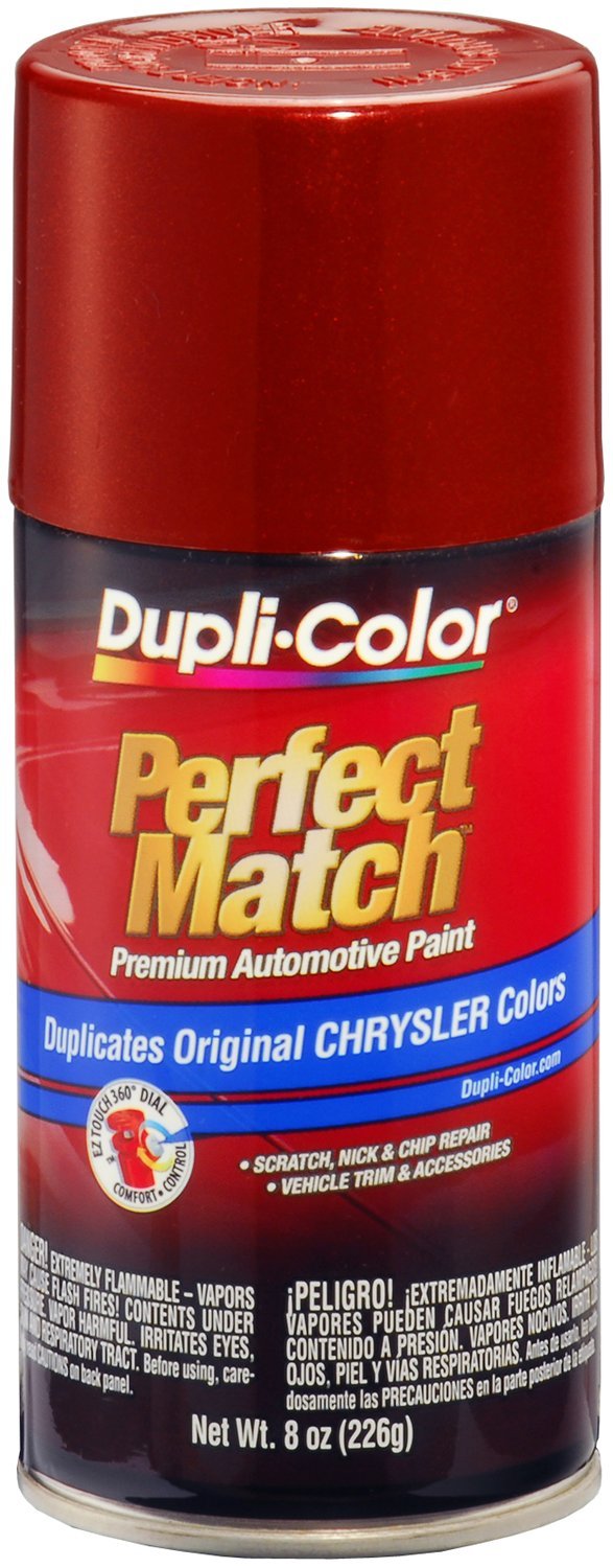 Dupli-Color EBCC04247-6 PK Chili Pepper Red Pearl Chrysler Perfect Match Automotive Paint - 8 oz. Aerosol, (Case of 6)