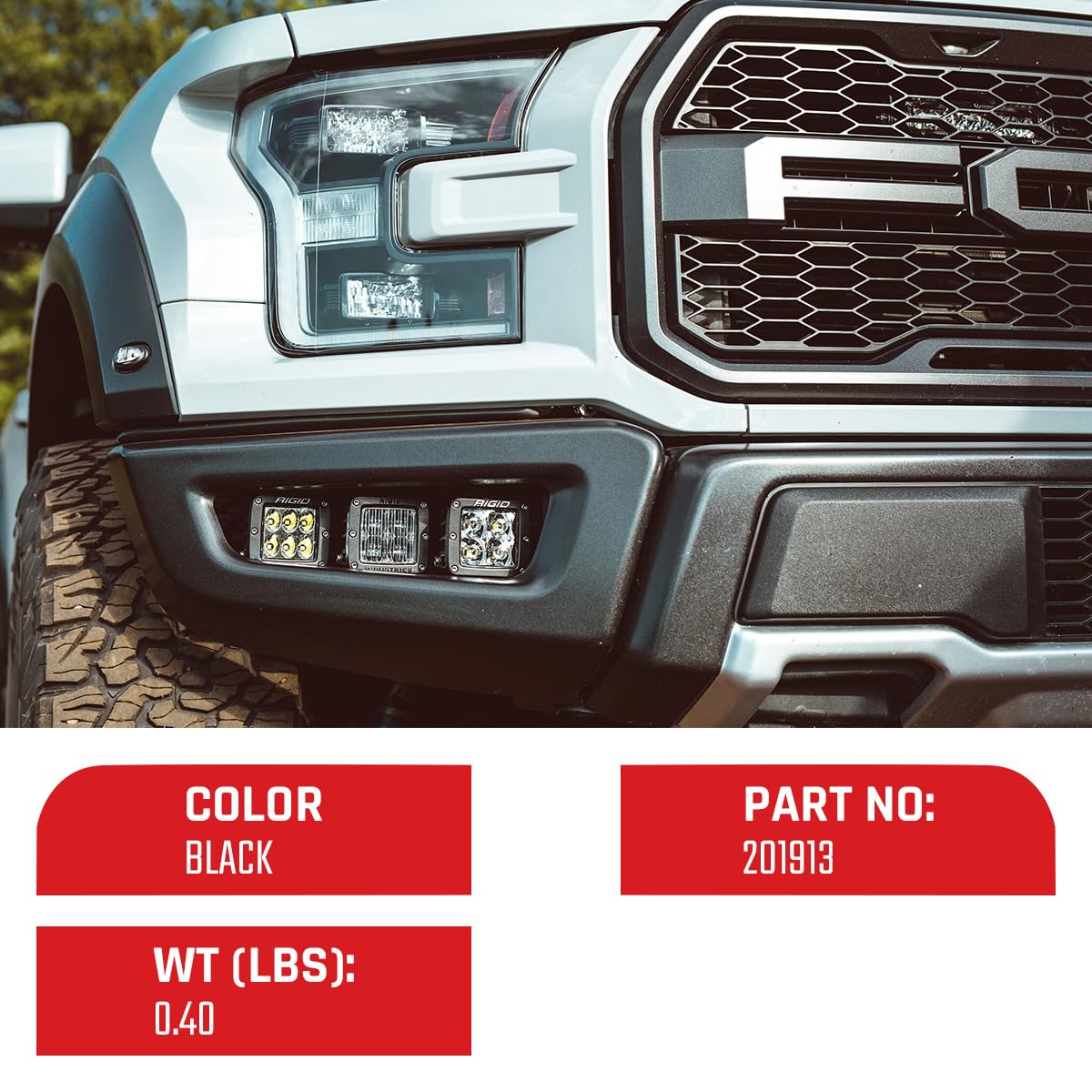 Rigid Industries - Exterior Accessories, Black: Automotive Light Protector