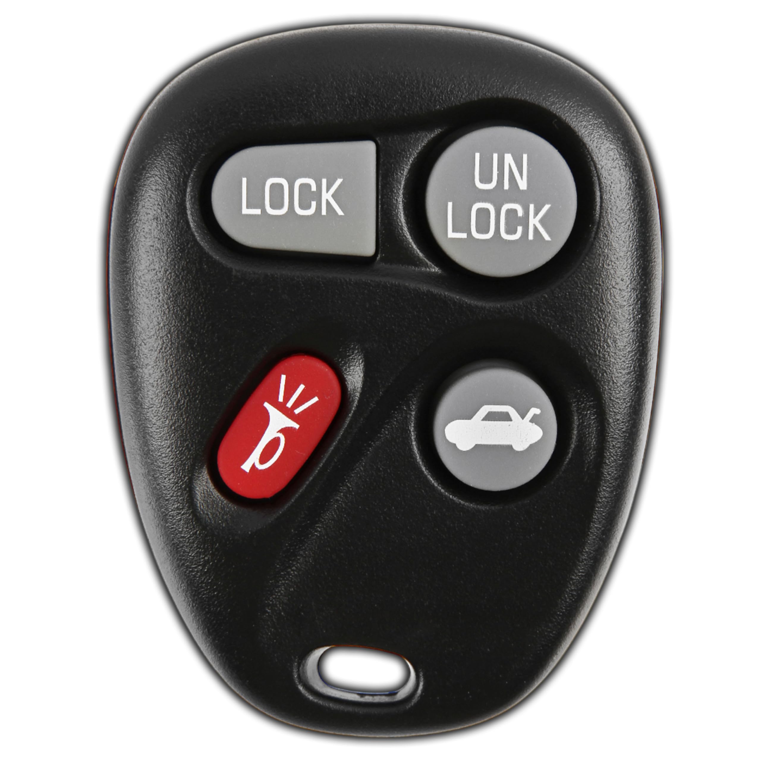 Keylessoption Key Fob Replacement For 2001 2002 2003 2004 2005 Chevrolet Chevy Impala Monte Carlo Pontiac Grand Prix Remote, 4-Button 10443537, Locksmith Required