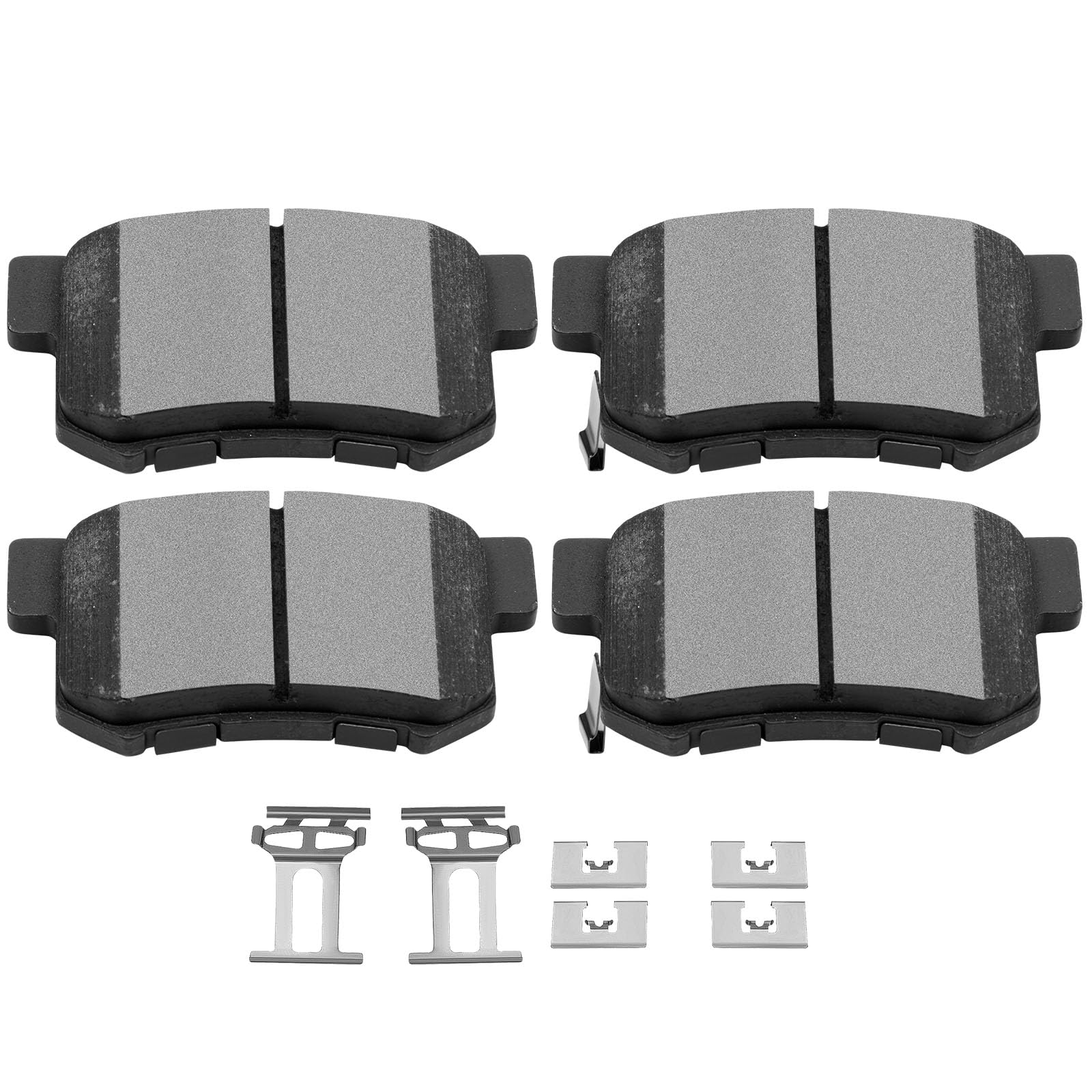 Scitoo D536 Rear Ceramic Brake Pads Sets Fit For Acura Cl/Legend/Rdx/Rl/Tl,For Honda Cr-V 2002-2004,For Honda Element 2003-2011,