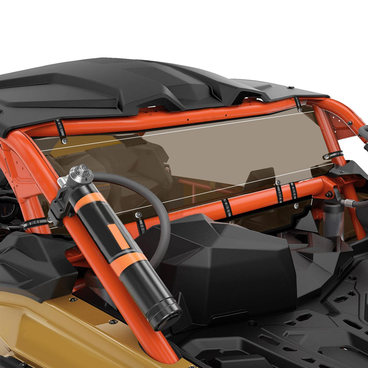StarknightMT X3 Rear Windshield, X3 Back Window Windscreen Compatible with 2017-2025 Can Am Maverick X3& X3 Max (Except for XMR 