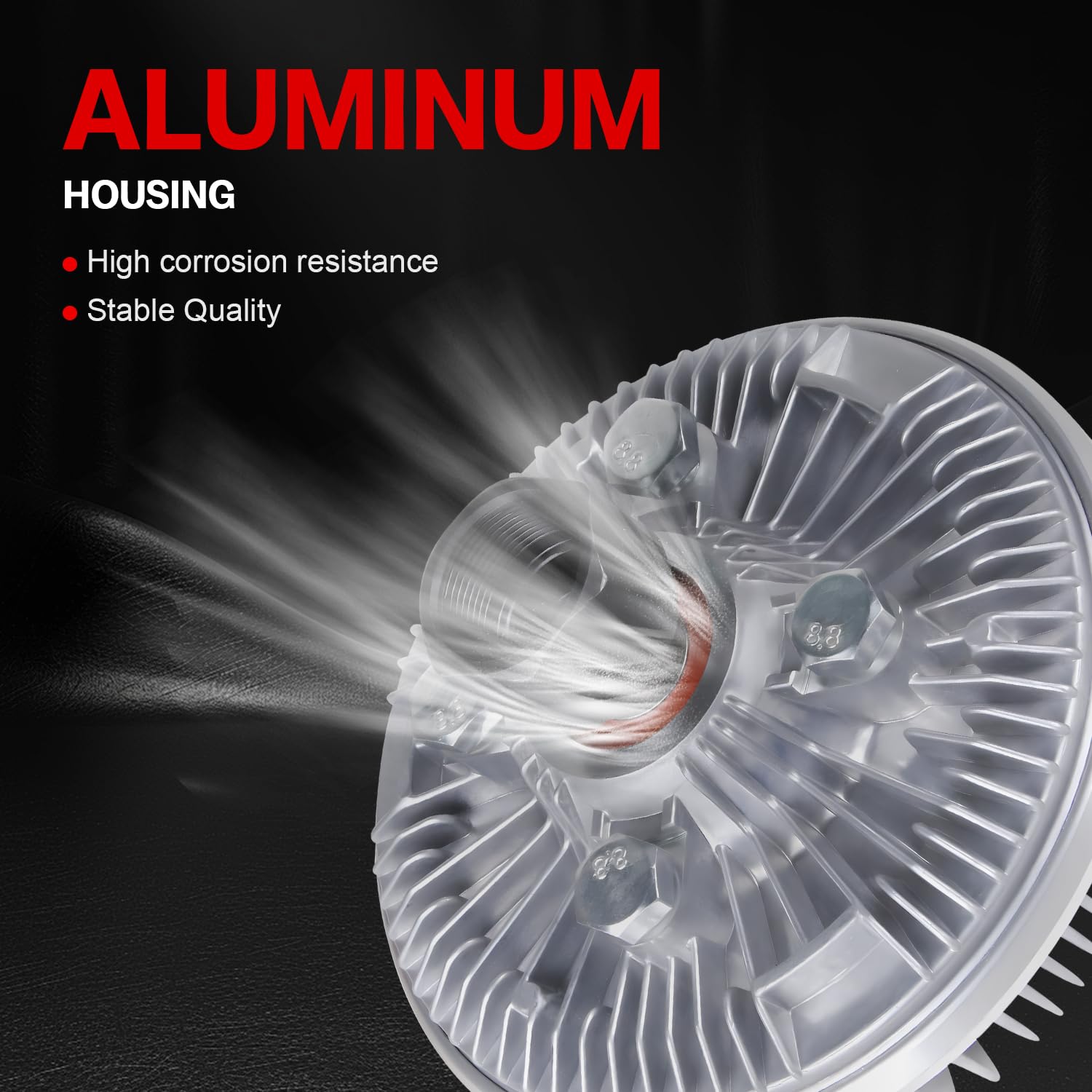 GZGN Engine Cooling Fan Clutch 2786 Compatible with Chevy Silverado 1500 2500 3500, Tahoe 2001-2004, Suburban & GMC Sierra, Yuko