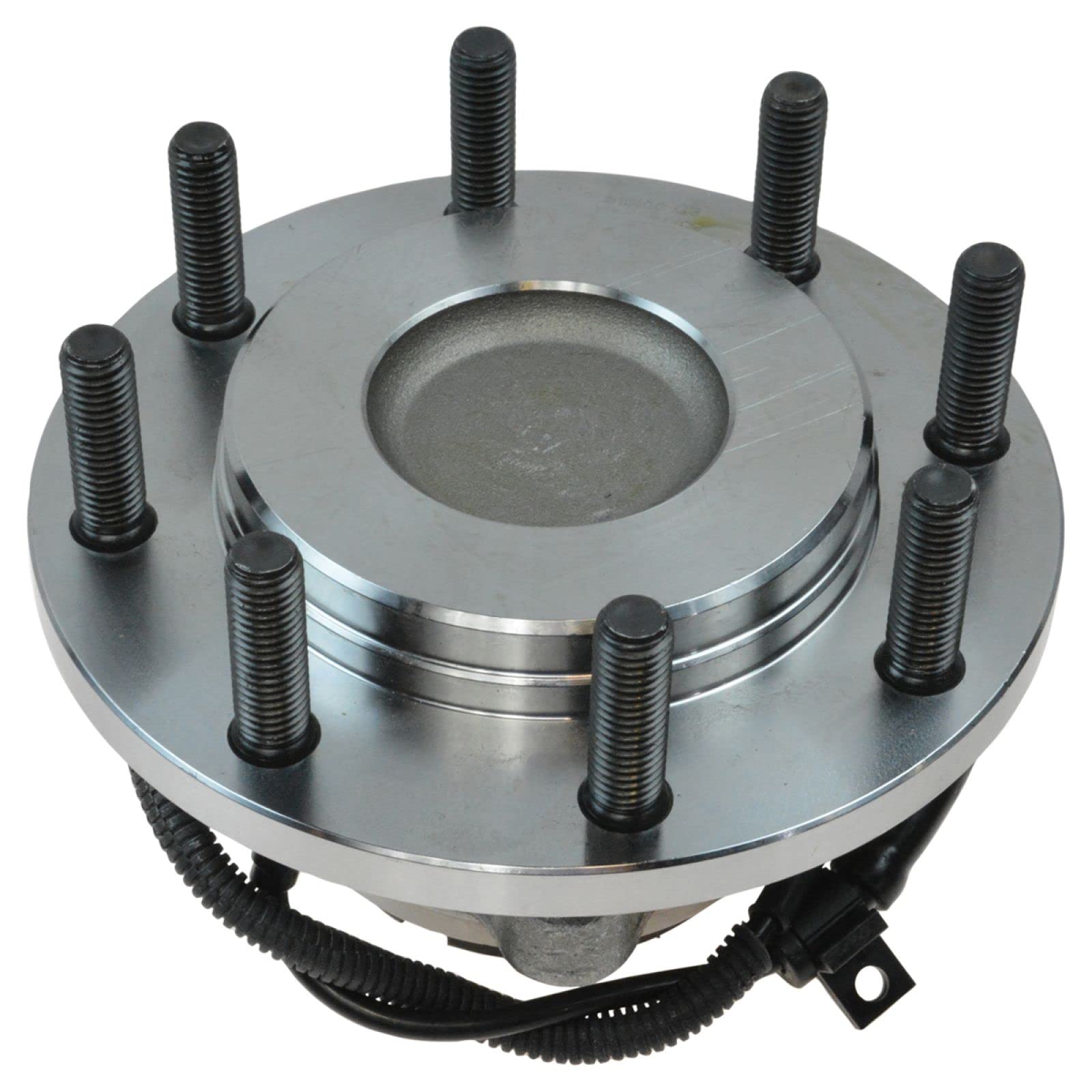 Trq Front Wheel Bearing & Hub Assembly With Abs Sensor Compatible With 1999-2004 Ford F-250 Super Duty F-350 Super Duty F-450 Su