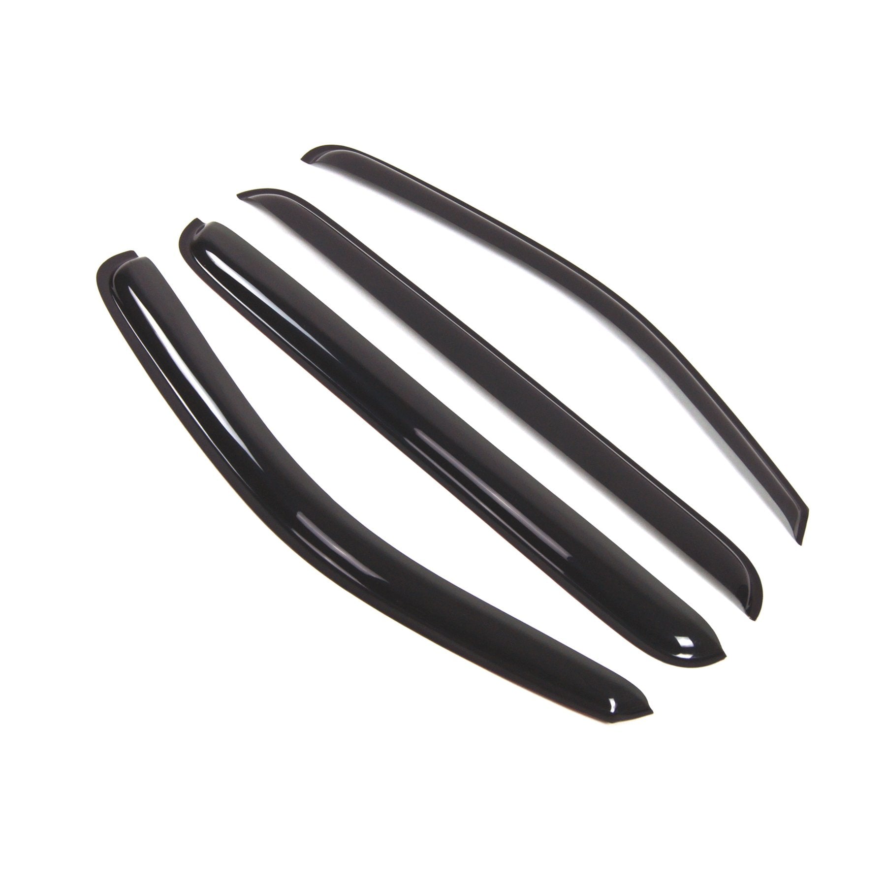 Tuningpros Outside Mount Window Vent Visors Rain Guards Compatible With Nissan Pathfinder 2005-2012 | Side Window Wind Deflector