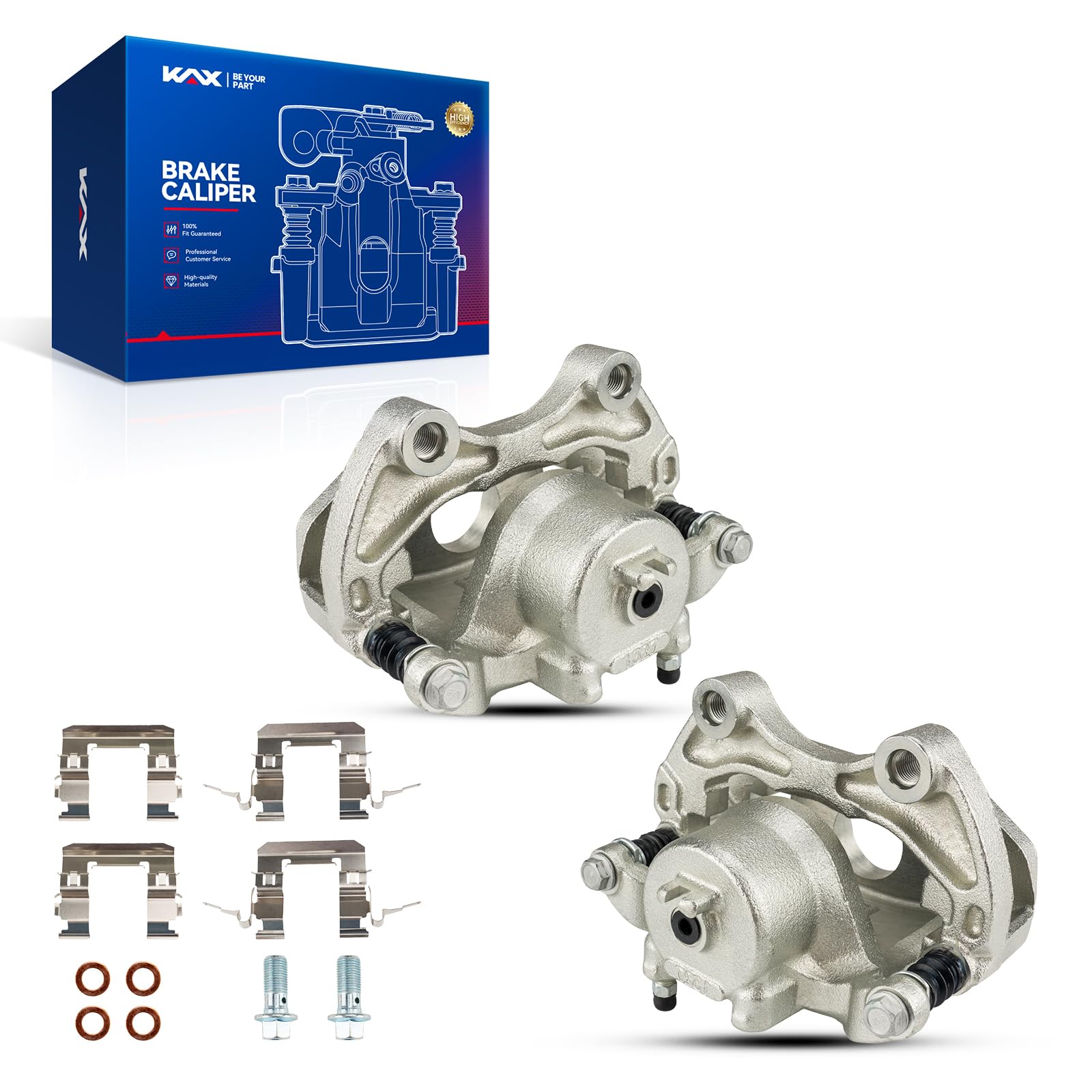 Kax Disc Brake Caliper Assembly Fit For Nissan Altima 2005-2006 2.5L, Altima 2002-2004, Maxima 2002-2003, Altima 2005-2006 3.5L,