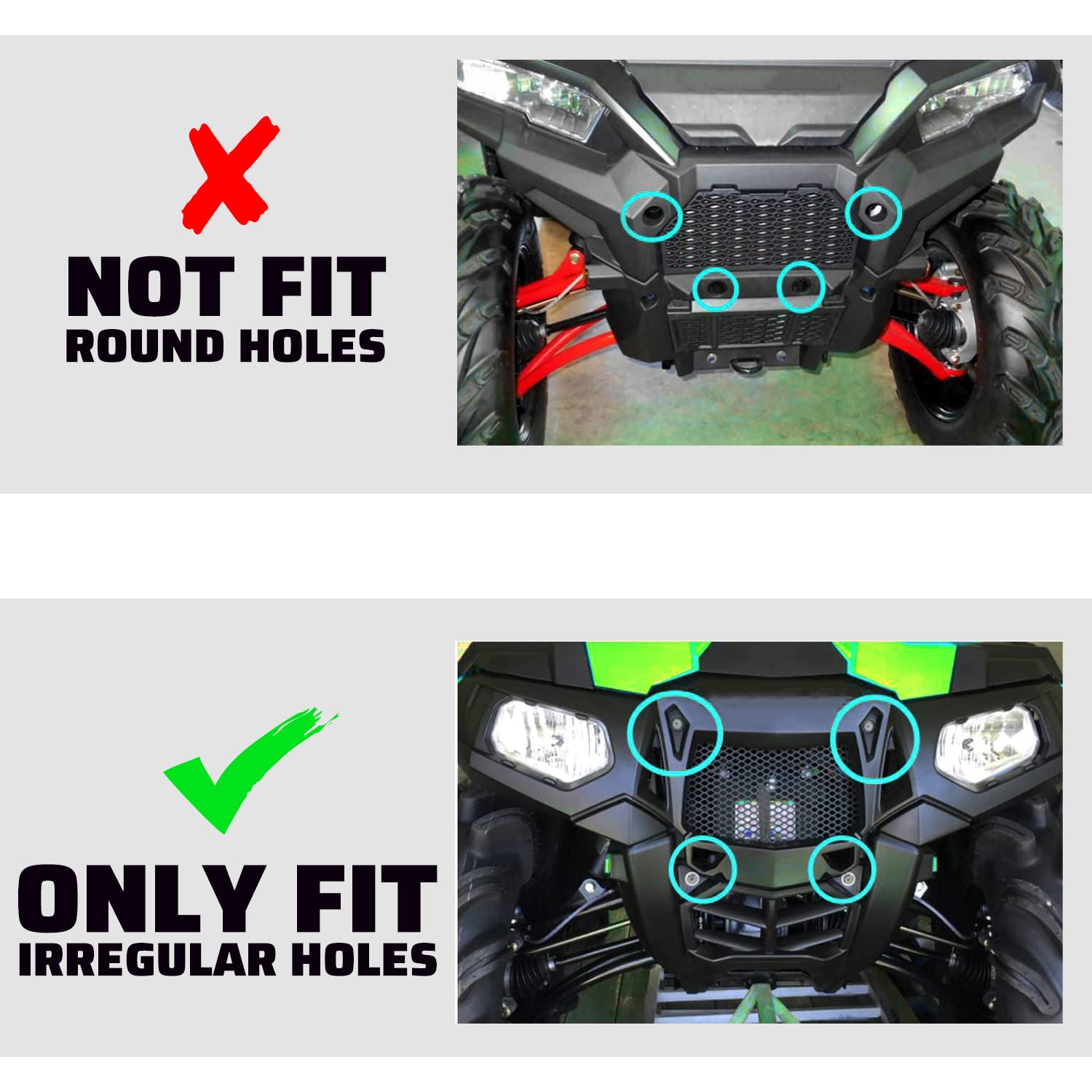 Kuafu Front Bumper Compatible With 2009-2023 Polaris Sportsman 550 X2 550 Xp 550 850 X2 850 Xp 850 Xp 1000 Black Steel Powder Coated Brush Guard Replacement For 2878709