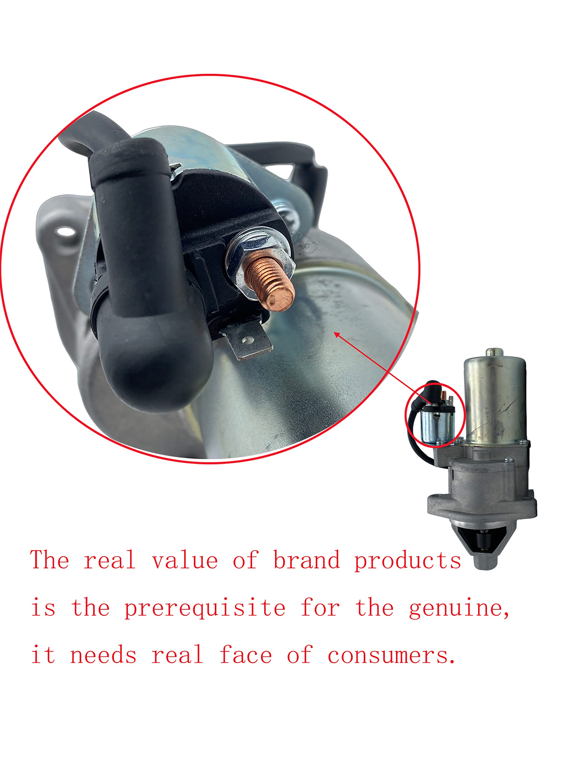 Gx340 Gx390 Starter Motor W/Solenoid For Honda Electric Start Toro Dingo 11-13Hp 128000-2750, 31210Zb80130, 31210Ze3013, 31210Ze30130, 31210-Ze3-023, Db5B6, Db5B8, Snd0288, 41052044