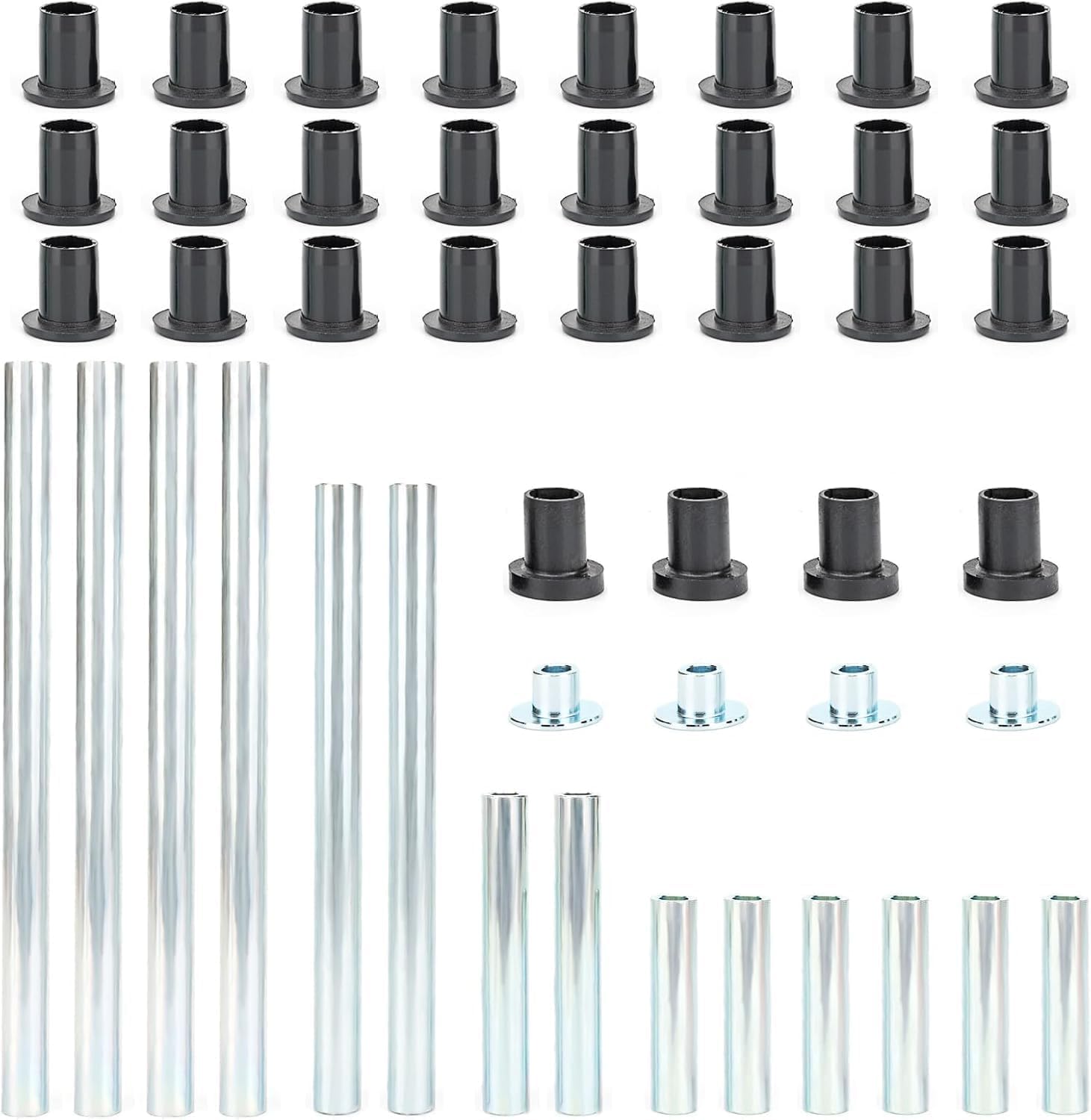Qagea Heavy Duty A-Arm UHMW Control Arms Bushing Kit Replacement for 2008-2014 Polaris RZR 800, 2009-2014 Polaris RZR S 800, 201