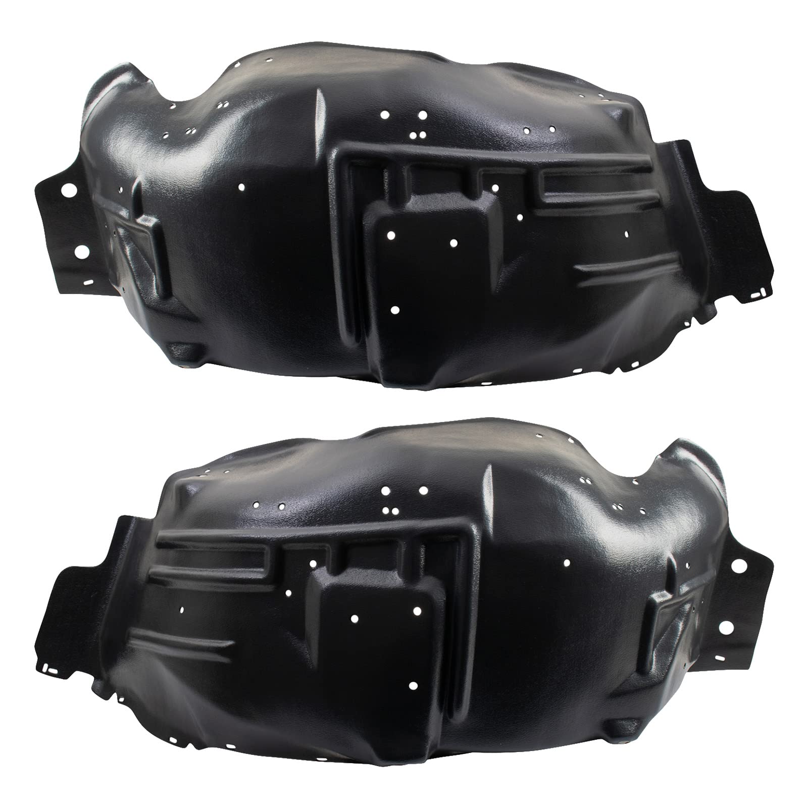 Trq Inner Fender Liner Set Compatible With 1987-1997 Ford F-150 Fo1246104 Fo1247104