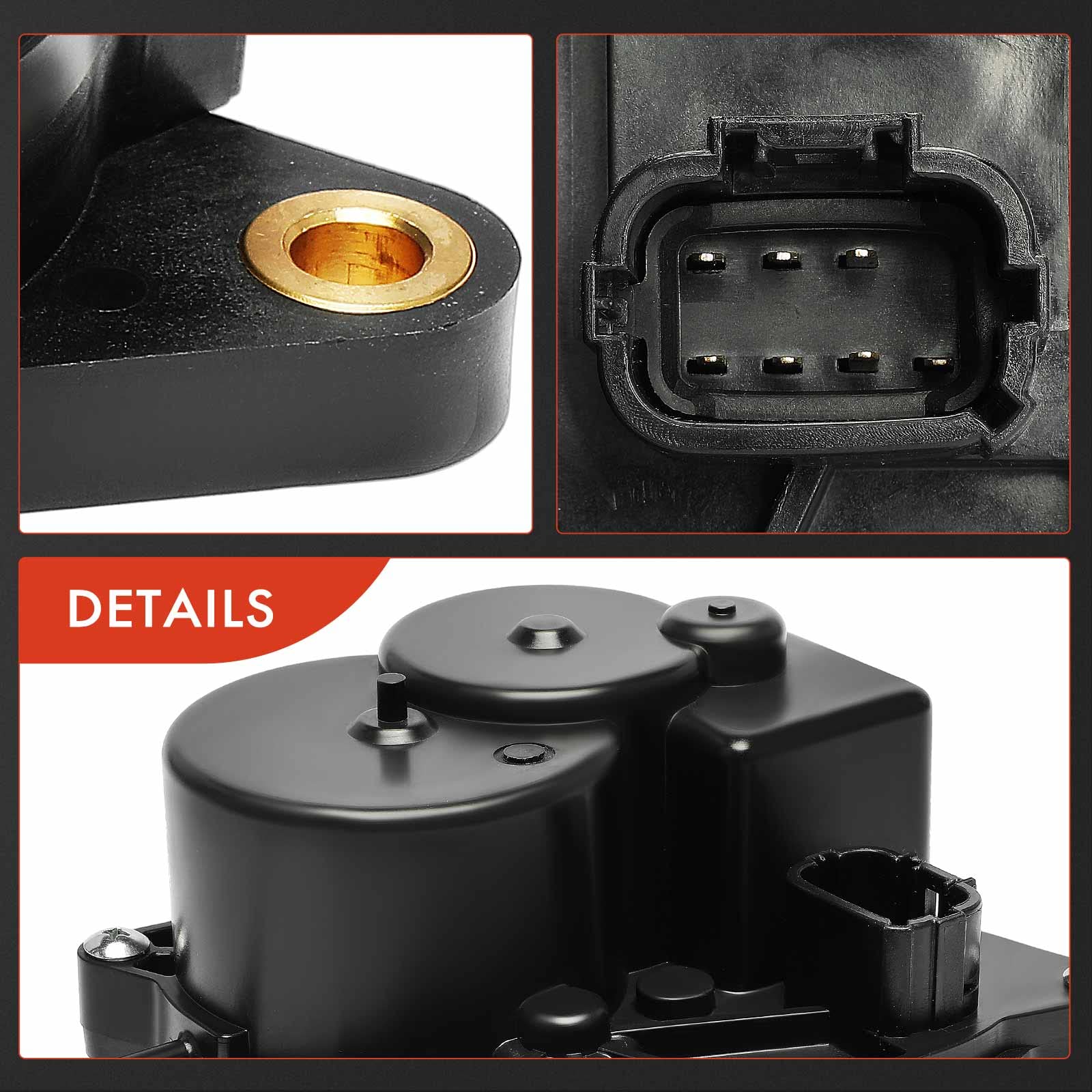 A-Premium Transfer Case Shift Motor Actuator Compatible with Nissan Vehicles - Frontier 2005-2017, Pathfinder 2005-2012, Titan 2004-2015, Xterra 2005-2015, 4WD, Replace OE# 332518S011