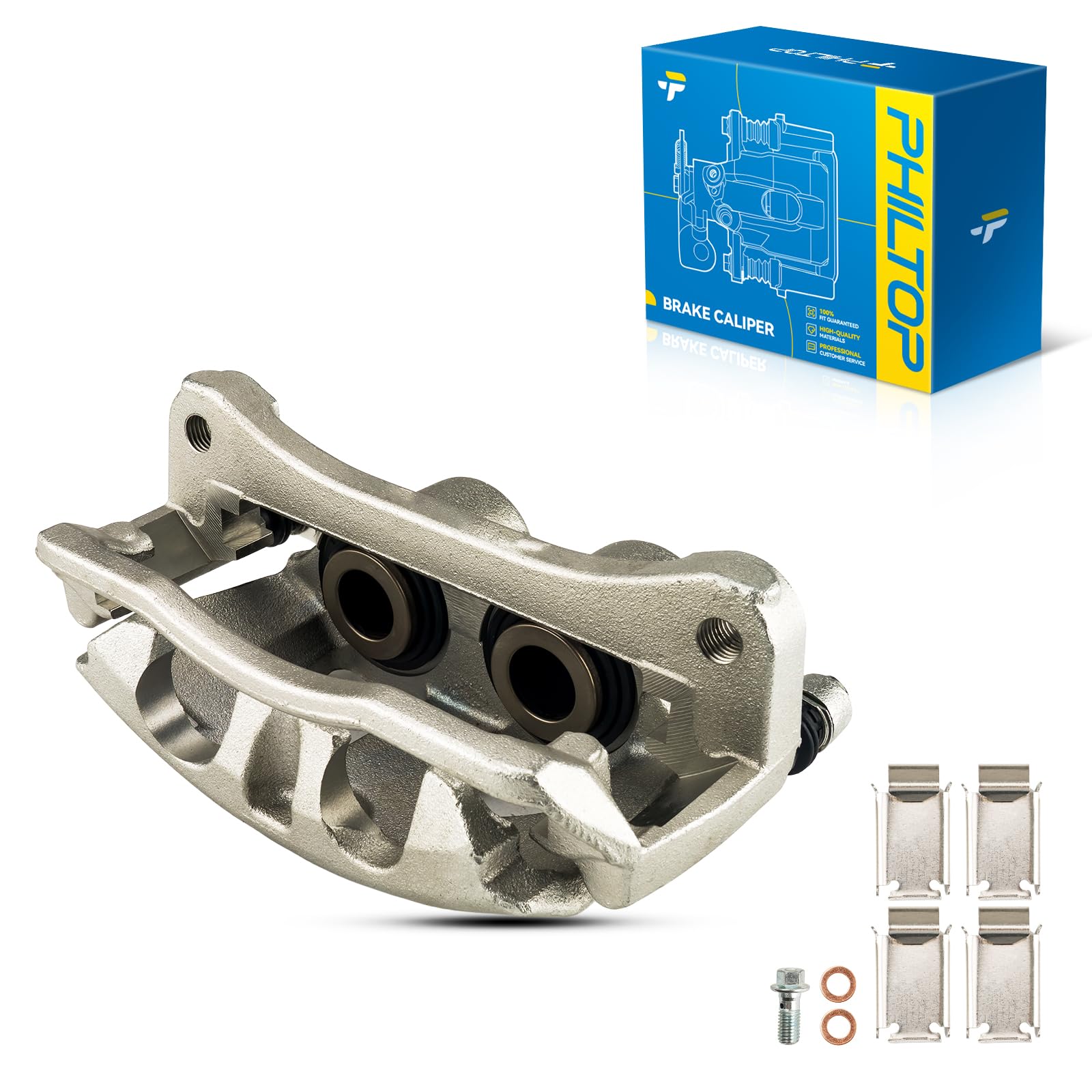 Philtop 18-B5175 Rear Left Brake Caliper Replacement For 2011-2018 Ram 2500, 2011-2018 Ram 3500, 2009-2010 Dodge Ram 2500, 2009-
