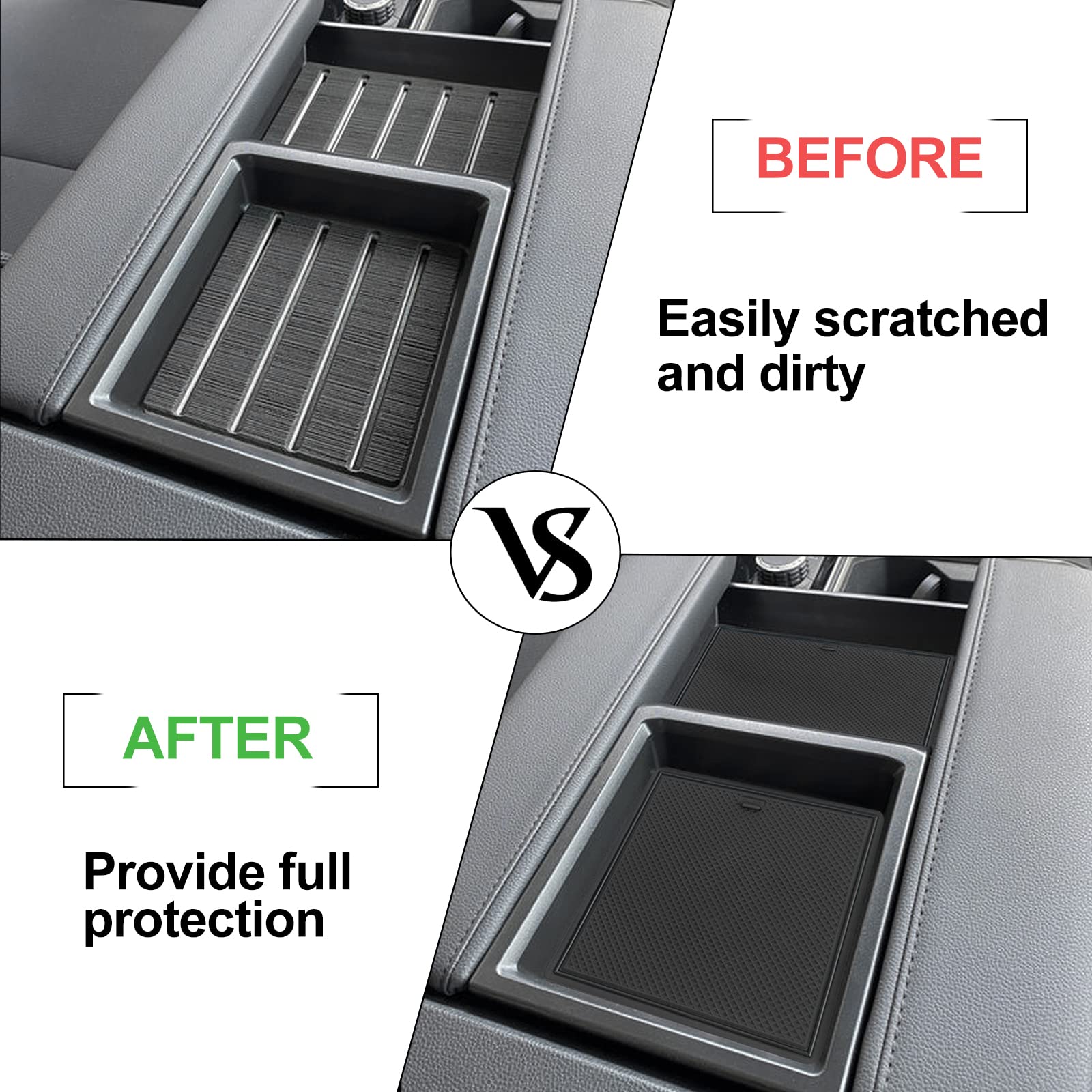 JDMCAR Liner Accessories Compatible with Toyota Tundra 2022-2023 2024 2025, Custom Non-Slip Anti Dust Cup Holder and Door Pocket