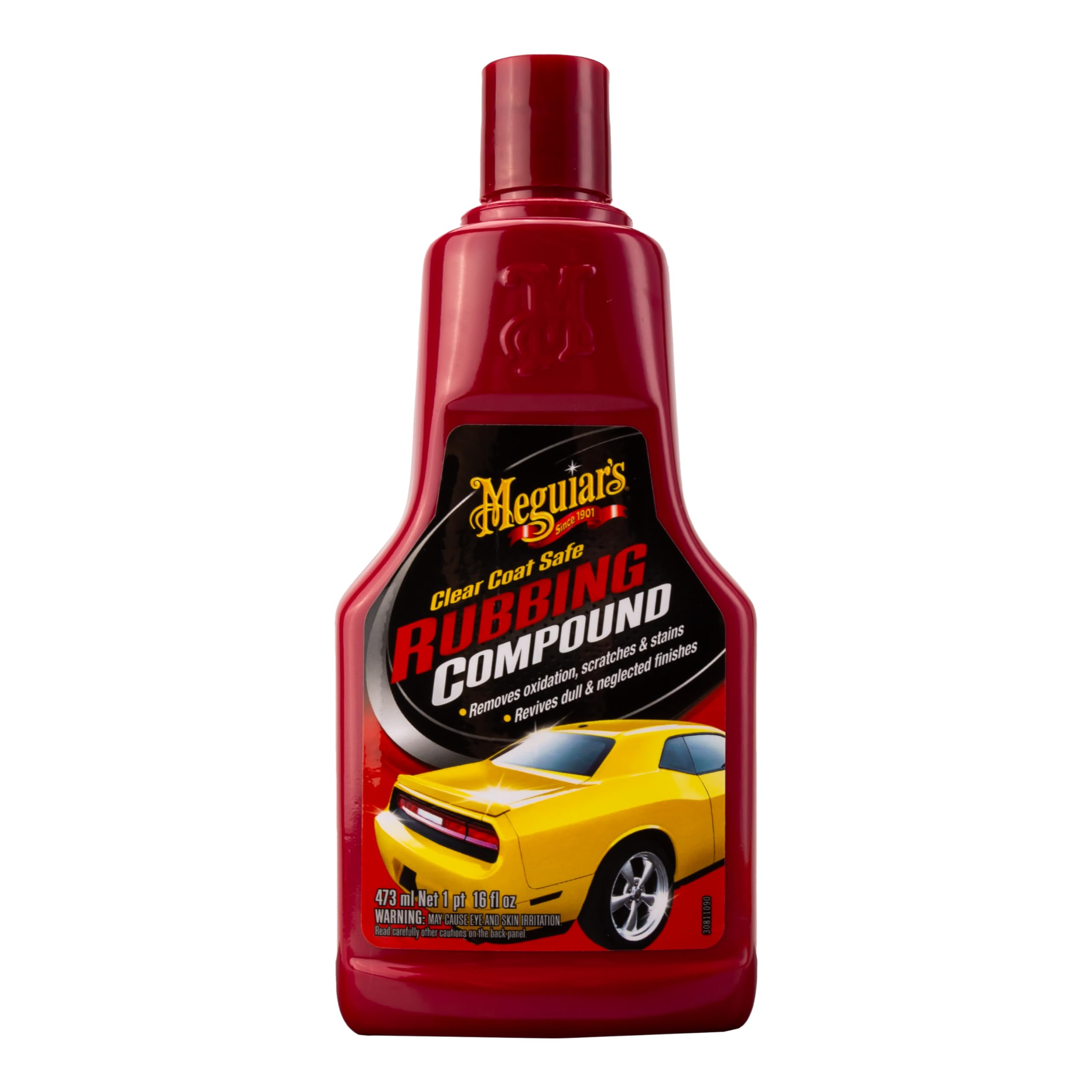 Meguiar'S G1816 Clear Coat Safe Rubbing Compound - 16 Oz Bottle