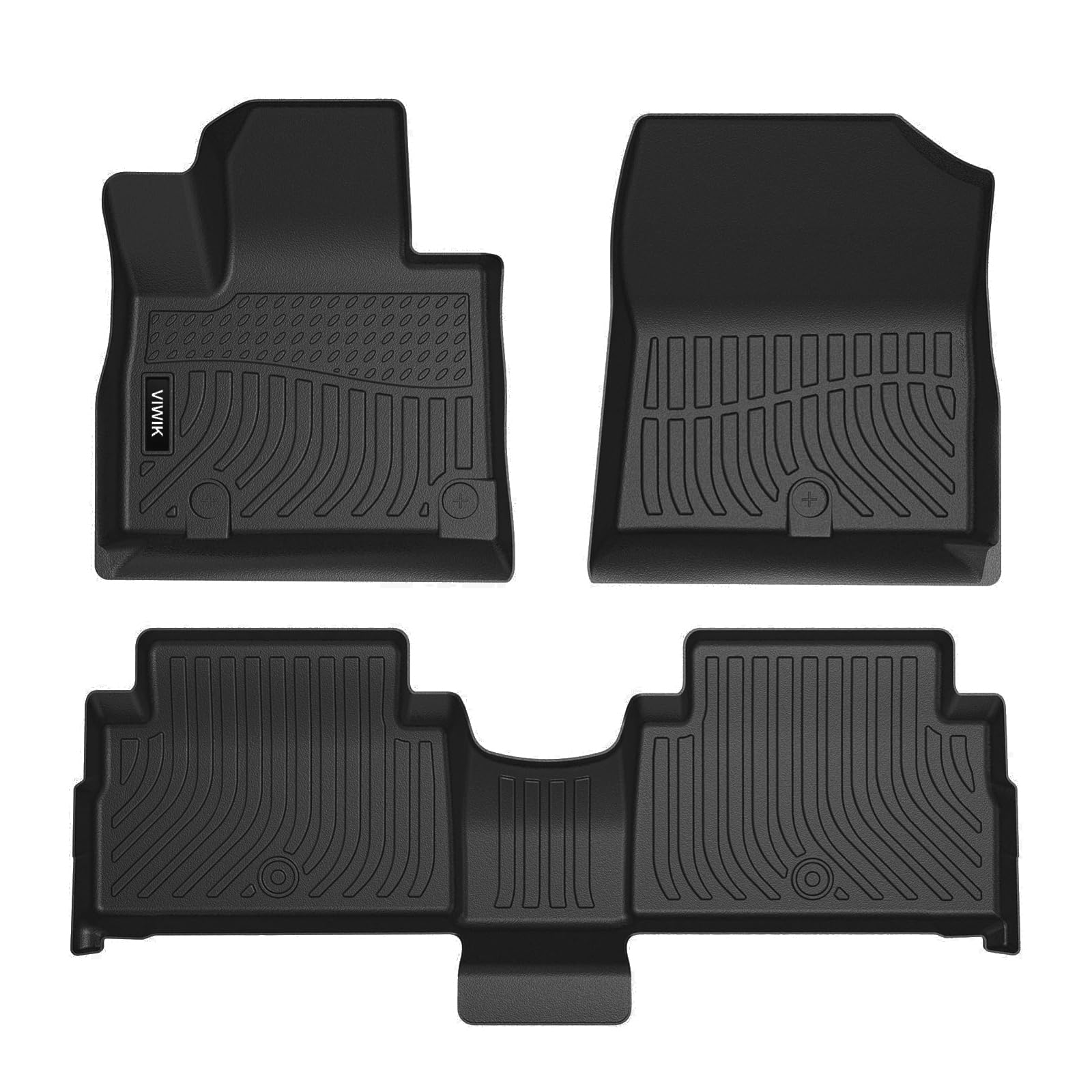 Viwik Floor Mats For Hyundai Santa Fe (Only Hybrid) 2021-2023, Car Mats All Weather Protection Custom Floor Liners Full Set Incl