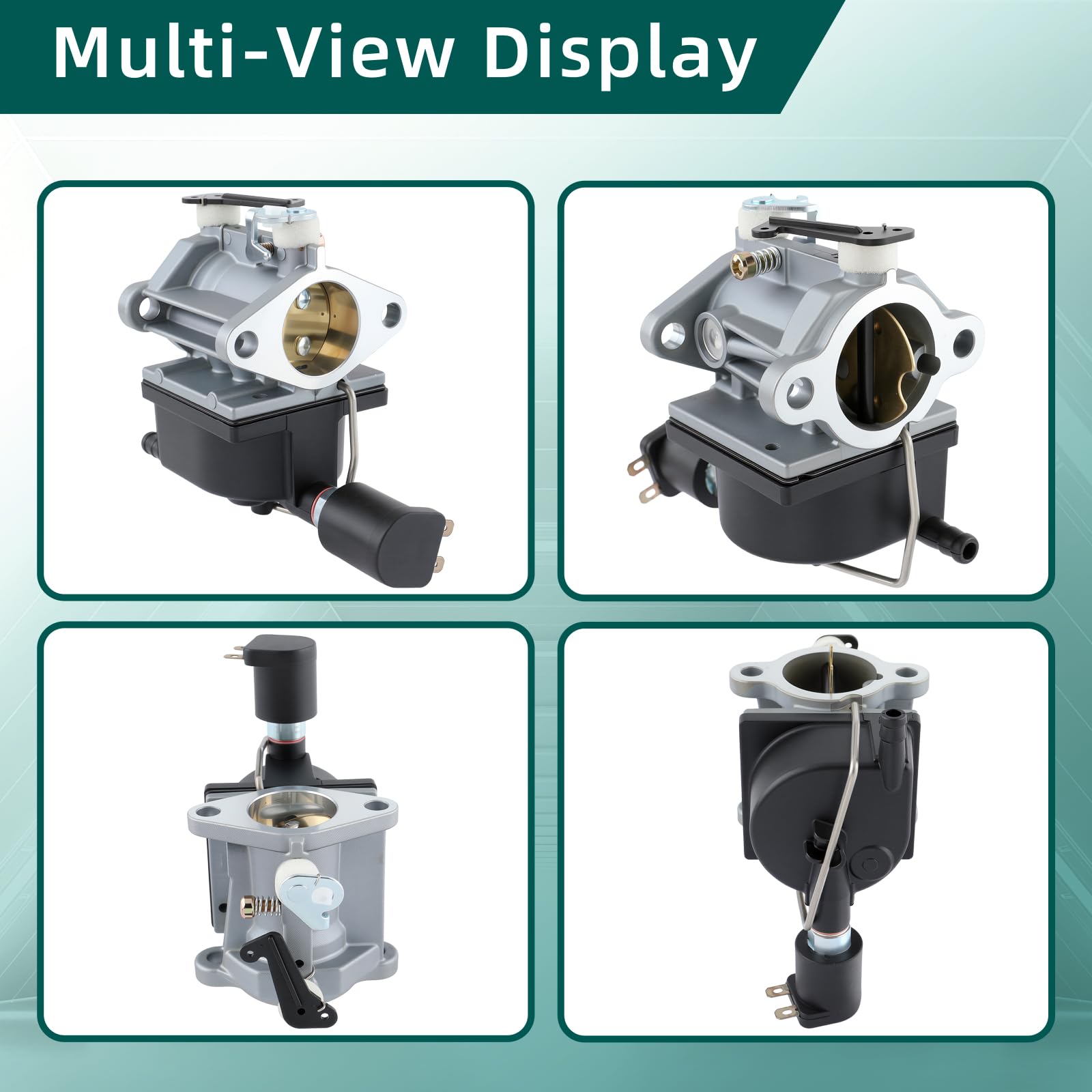 AUTOKAY Carburetor Carb for Tecumseh 640330A 640330 OHV Series w/Fuel Solenoid Engines