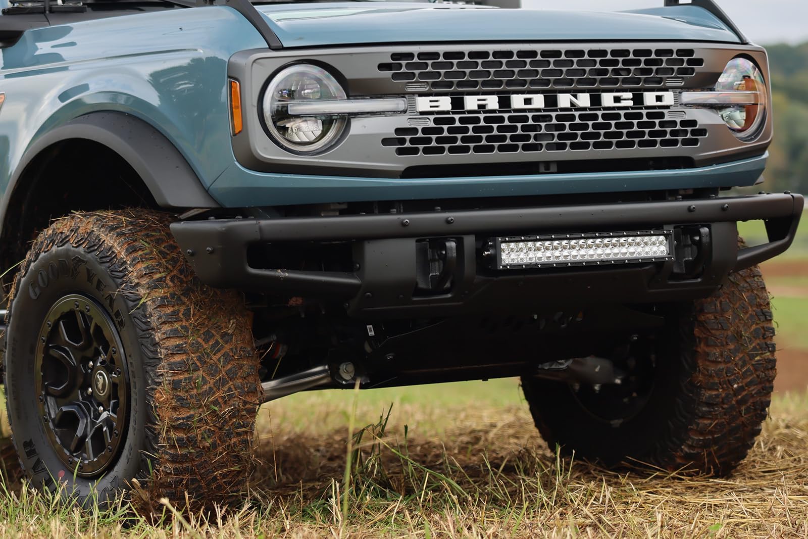 Anvil Off Road 628-32Aor 2021 Ford Bronco Standard Front Bumper Led Light Mounts For 20 Bar