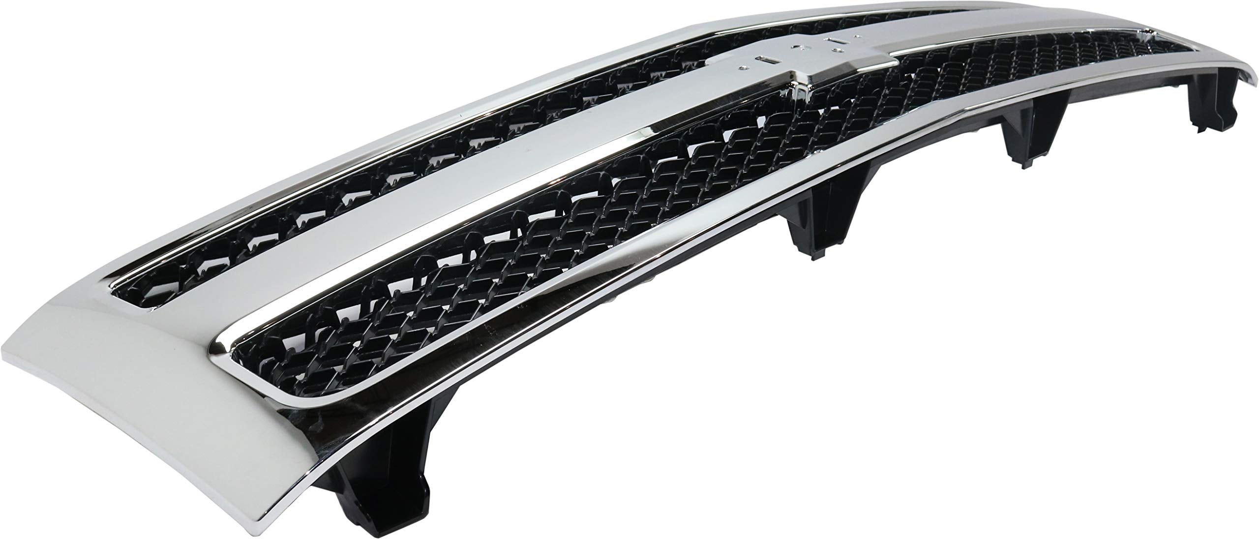 Garage-Pro Grille Assembly Compatible with 2007-2013 Chevrolet Silverado 1500 Chrome Shell with Textured Black Insert
