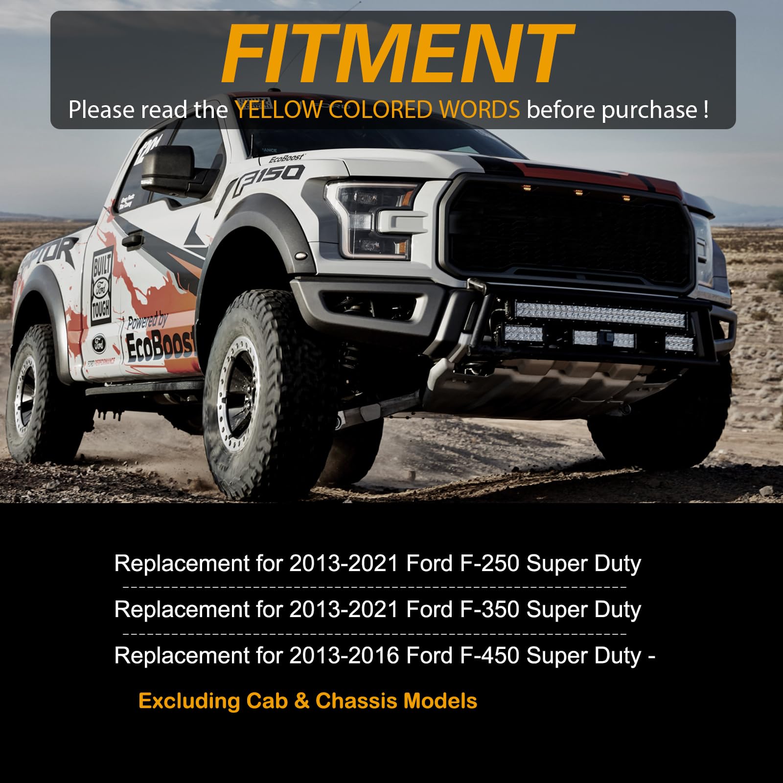 Weize Rear Carbon Fiber Ceramic Brake Pads, Truck And Tow Brake Pads Set With Hardware D1691, Replacement For Ford F-250 Super D