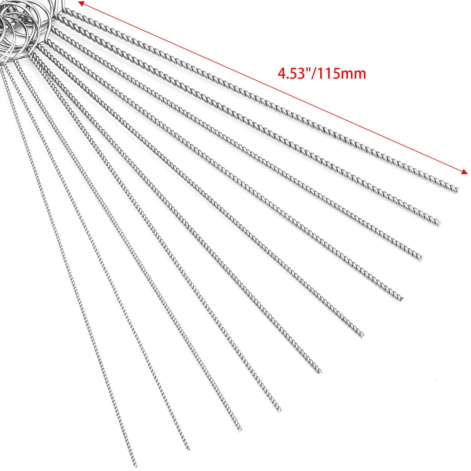 6 Set Carburetor Carbon Dirt Jet Remove Cleaner 30 Cleaning Needles + 15 Nylon Brushes + 3 Wrench + 39 Cleaning Wires Set Carb C