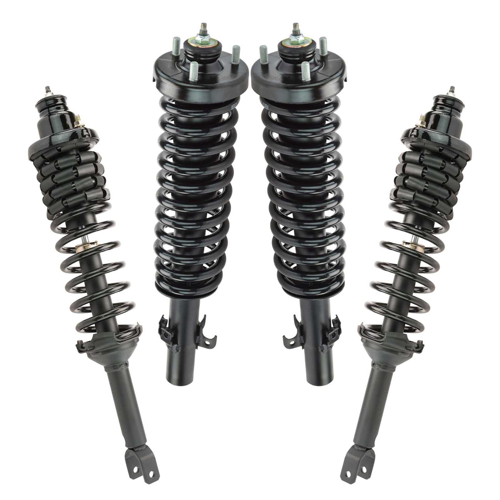 Trq Front And Rear Strut & Coil Spring Assembly Set Driver & Passenger Sides Compatible With 94-97 Honda Accord