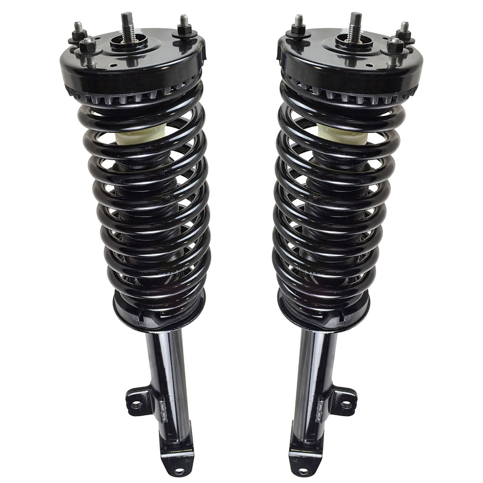 Trq Front Strut & Coil Spring Assembly Set Driver & Passenger Sides Compatible With 05-10 Chrysler 300 06-10 Dodge Charger 05-08