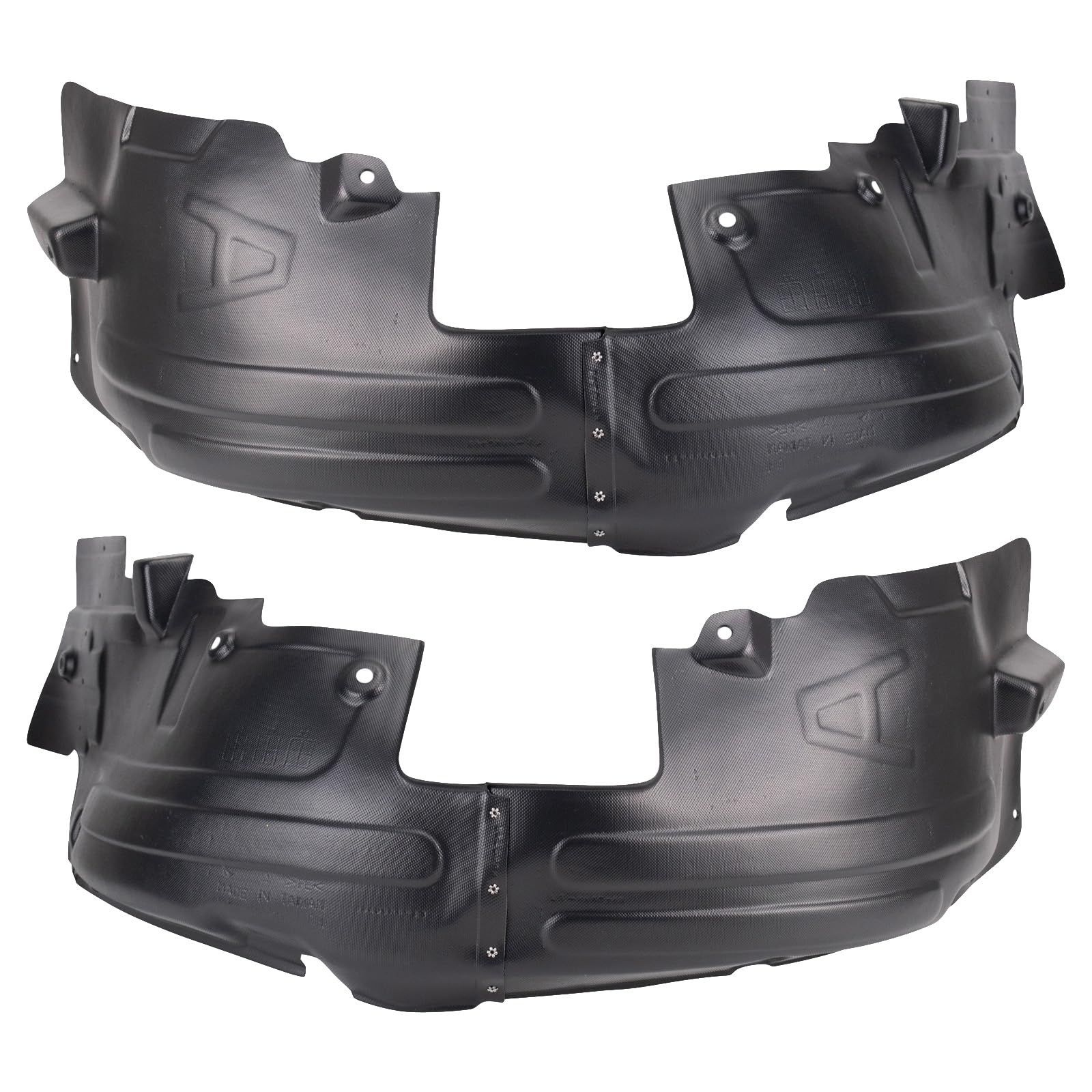 Trq Front Inner Fender Liner Set Compatible With 2010-2013 Hyundai Tucson Hy1248121 Hy1249121