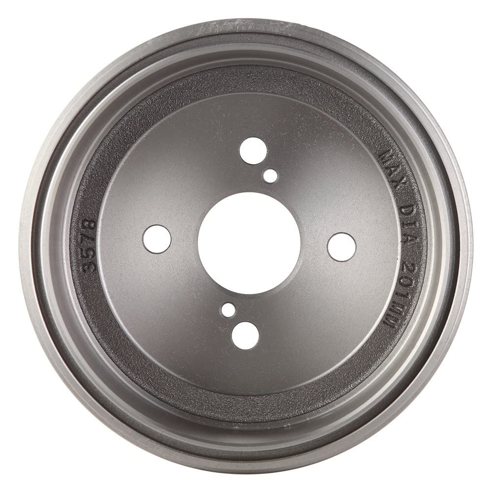Trq Rear Brake Drum Pair Set For 1994-2002 Toyota Corolla / 1993-1997 Geo Prizm / 1998-2002 Chevy Prizm