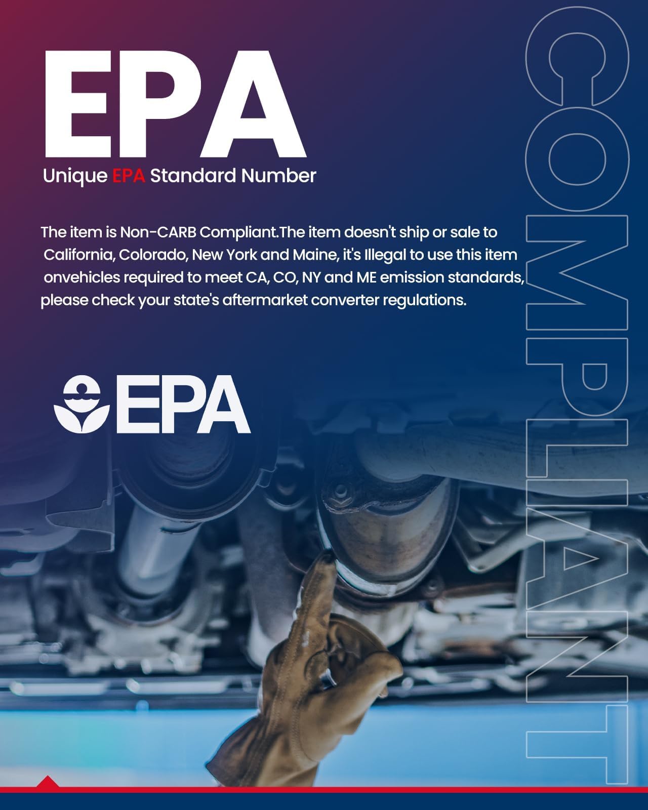 MARSFLUX Catalytic Converter Rear Replacement For 2005-2010 Odyssey 3.5L, 2005-2008 Pilot 3.5L, 2006-2008 Ridgeline 3.5L, 2003-2