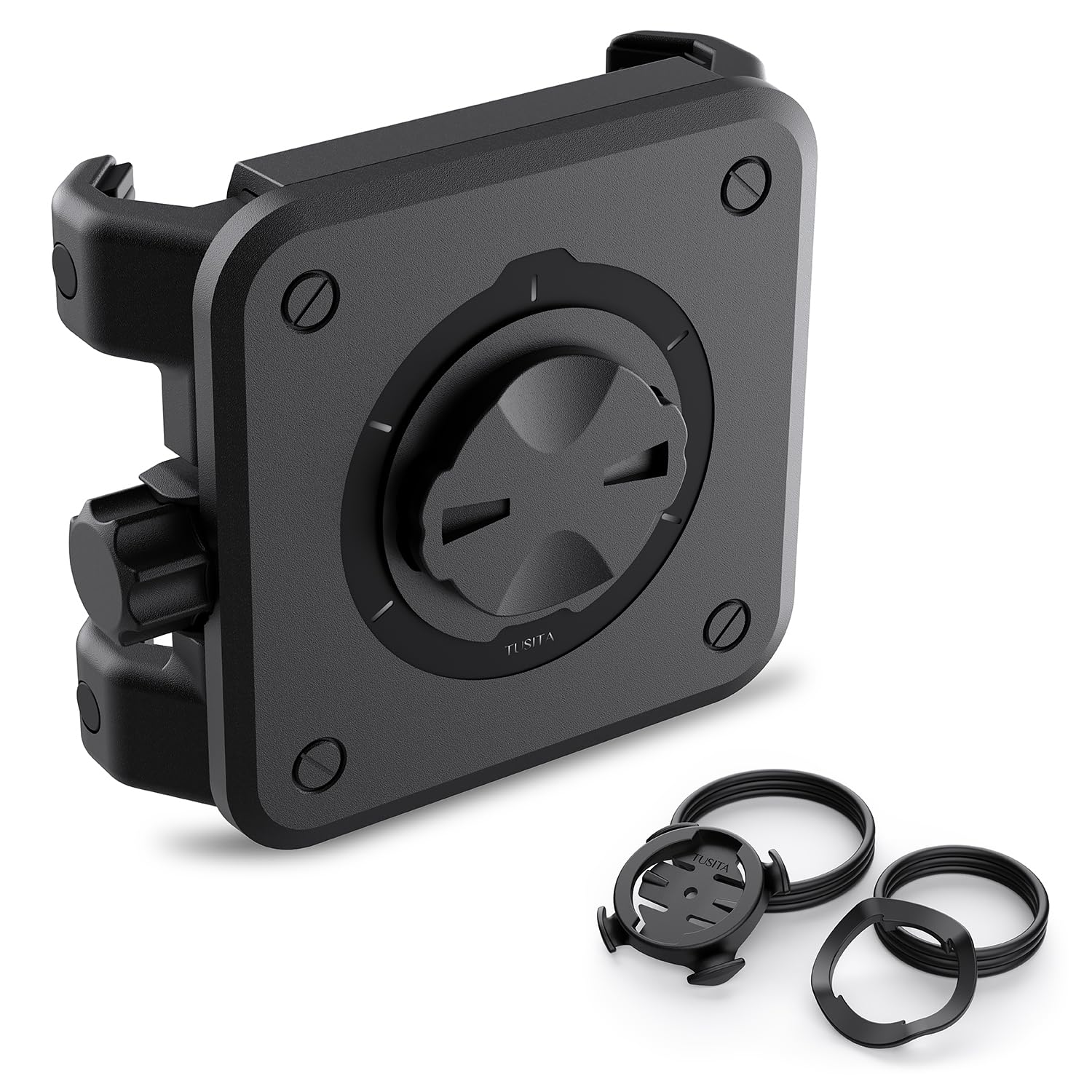 TUSITA Bicycle Phone Holder Compatible with Garmin Mount, 4.0-6.9