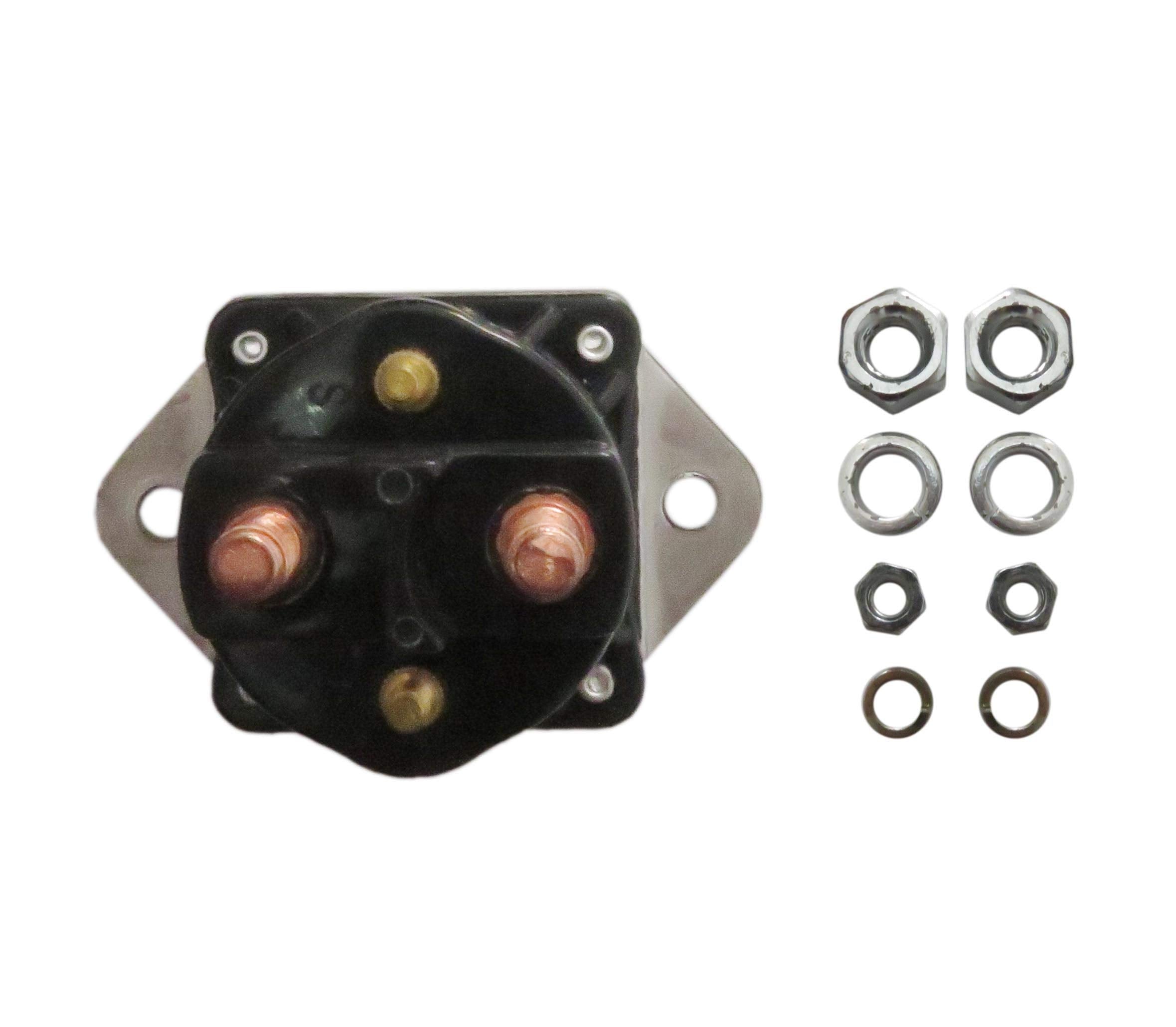 Premium 4 X Solenoid For Warn 72631 28396 Switch Relay M6000, M8000, M8000S, Xd9000, Xd9000I, 9.5Ti, Vr 8000, 10000, 12000, 16.5