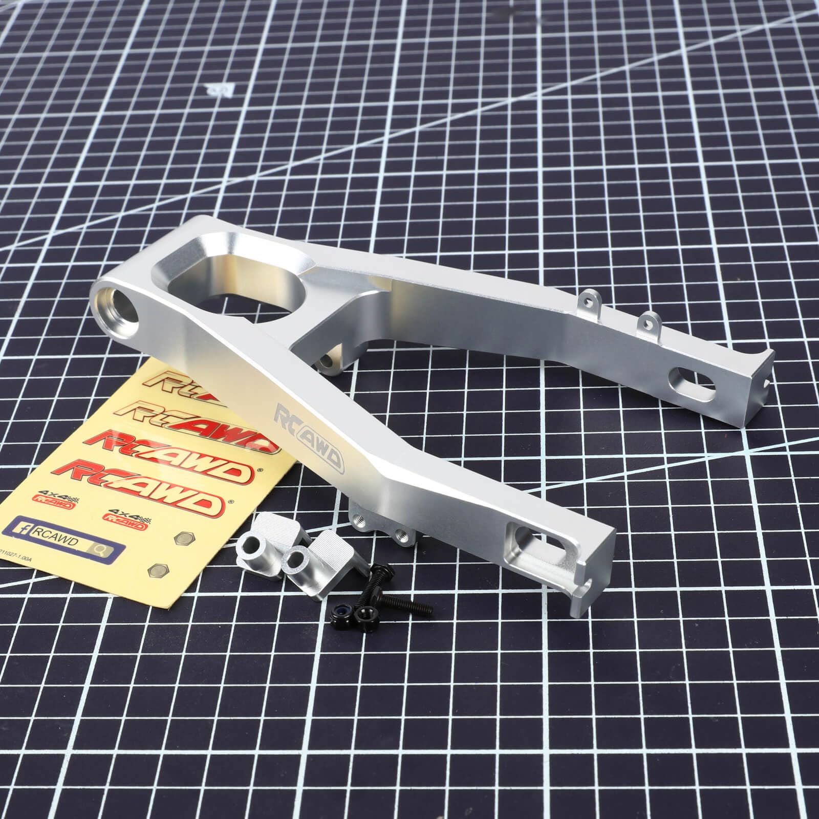Rcawd Aluminum Swing Arm, For Promoto-Mx Los364000 Upgrade Parts(Silver)